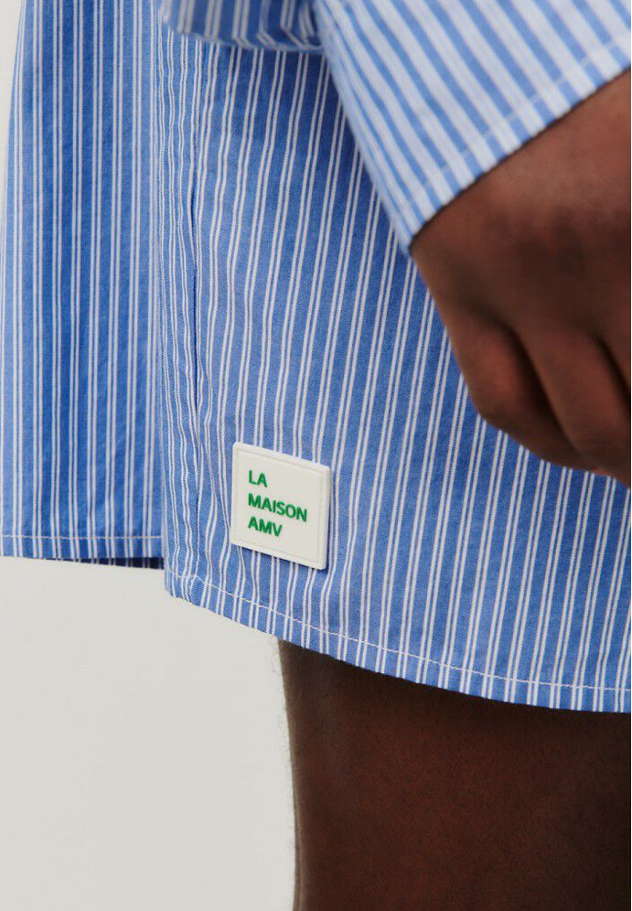 Short Zatybay Rayure Aqua