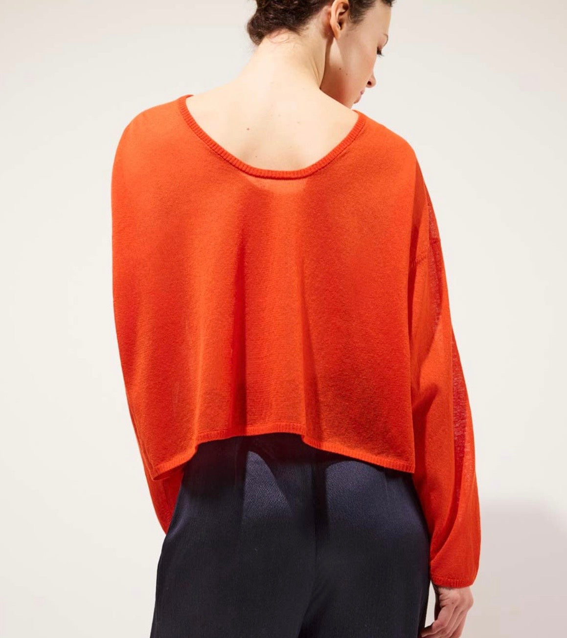 Charli Pull en maille fine Pomelo