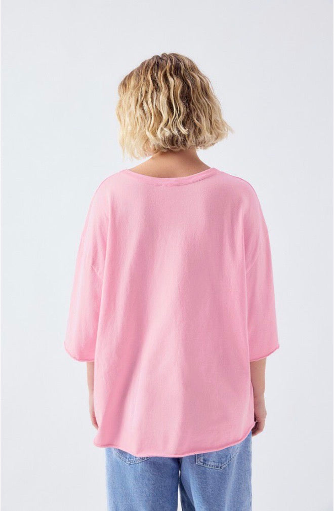 Tee Shirt Large Femme Ykobow Bonbon