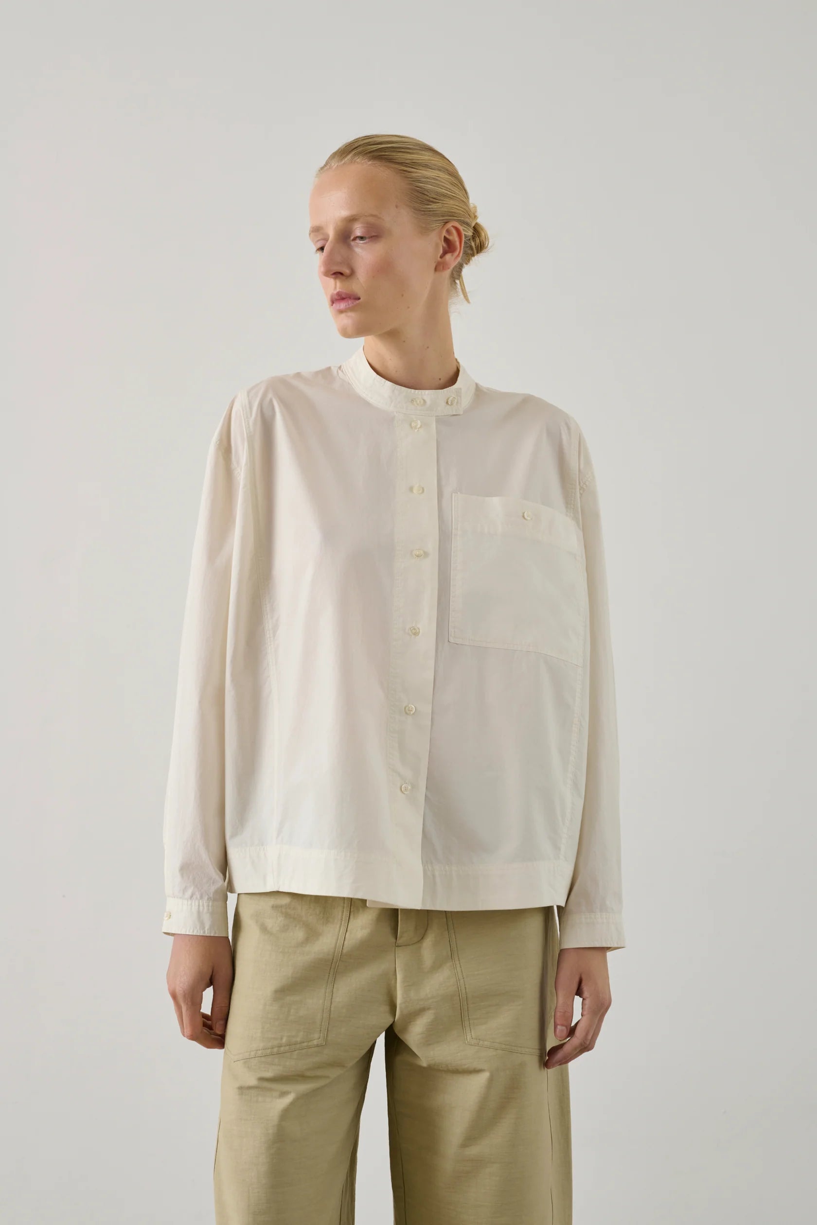 Chemise Chypre Blanc Perle 