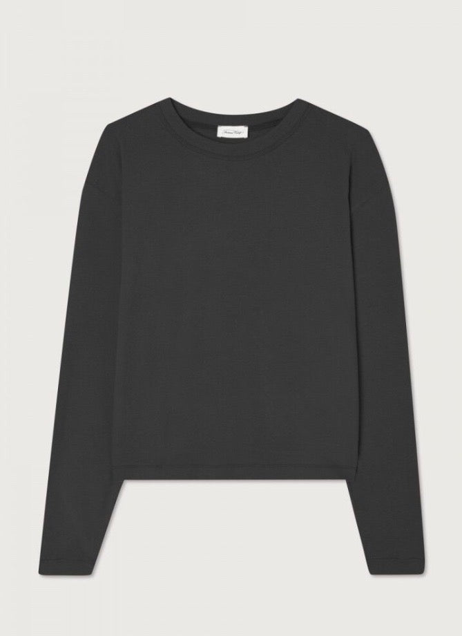 Tee Shirt Ypawood 02B Manche Longue Carbone Chiné