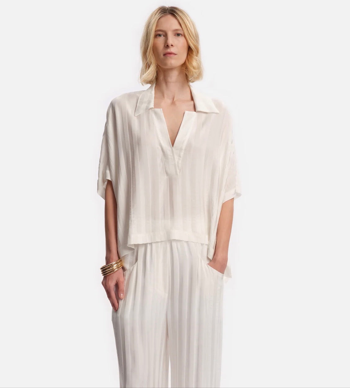 Top Vally Viscose White