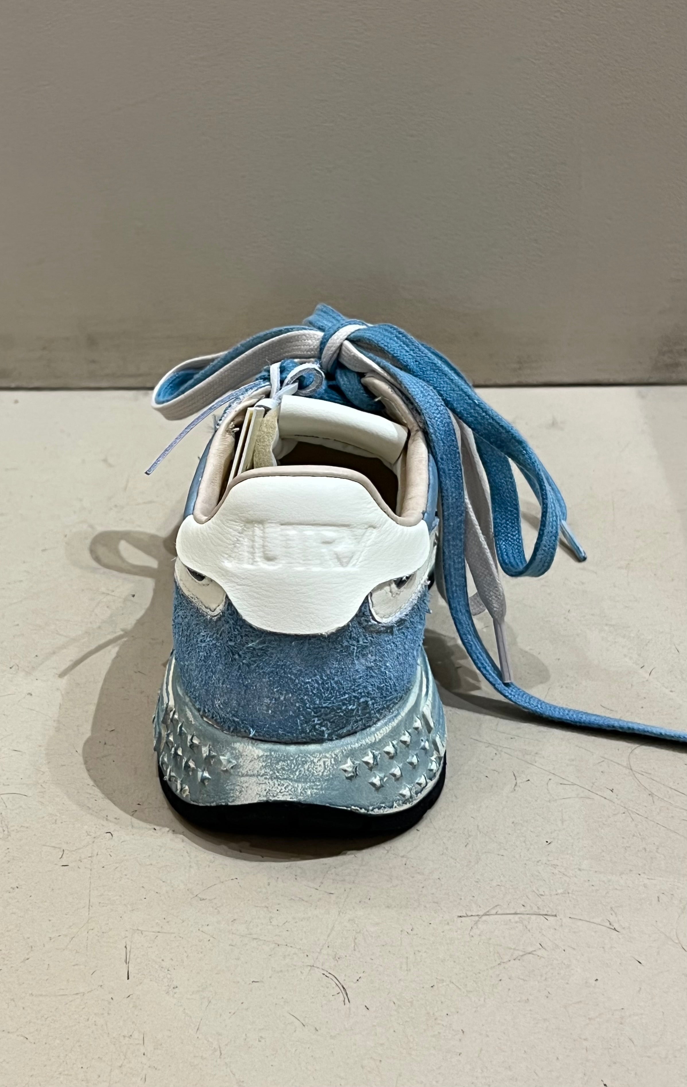 YS03 Basket Reelwind Suede Nylon White Space Blue