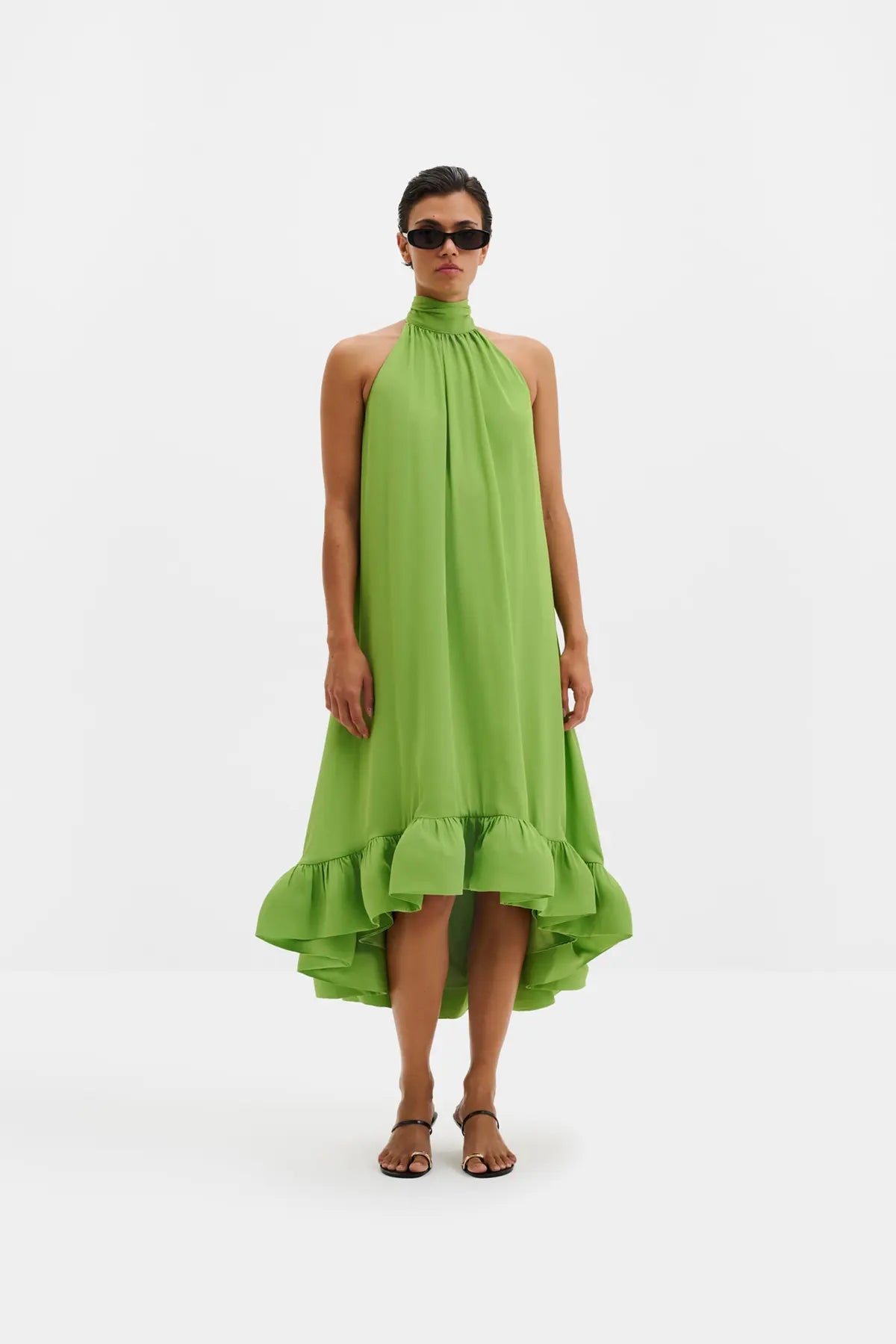 Robe Sabrina Midi Light Lime