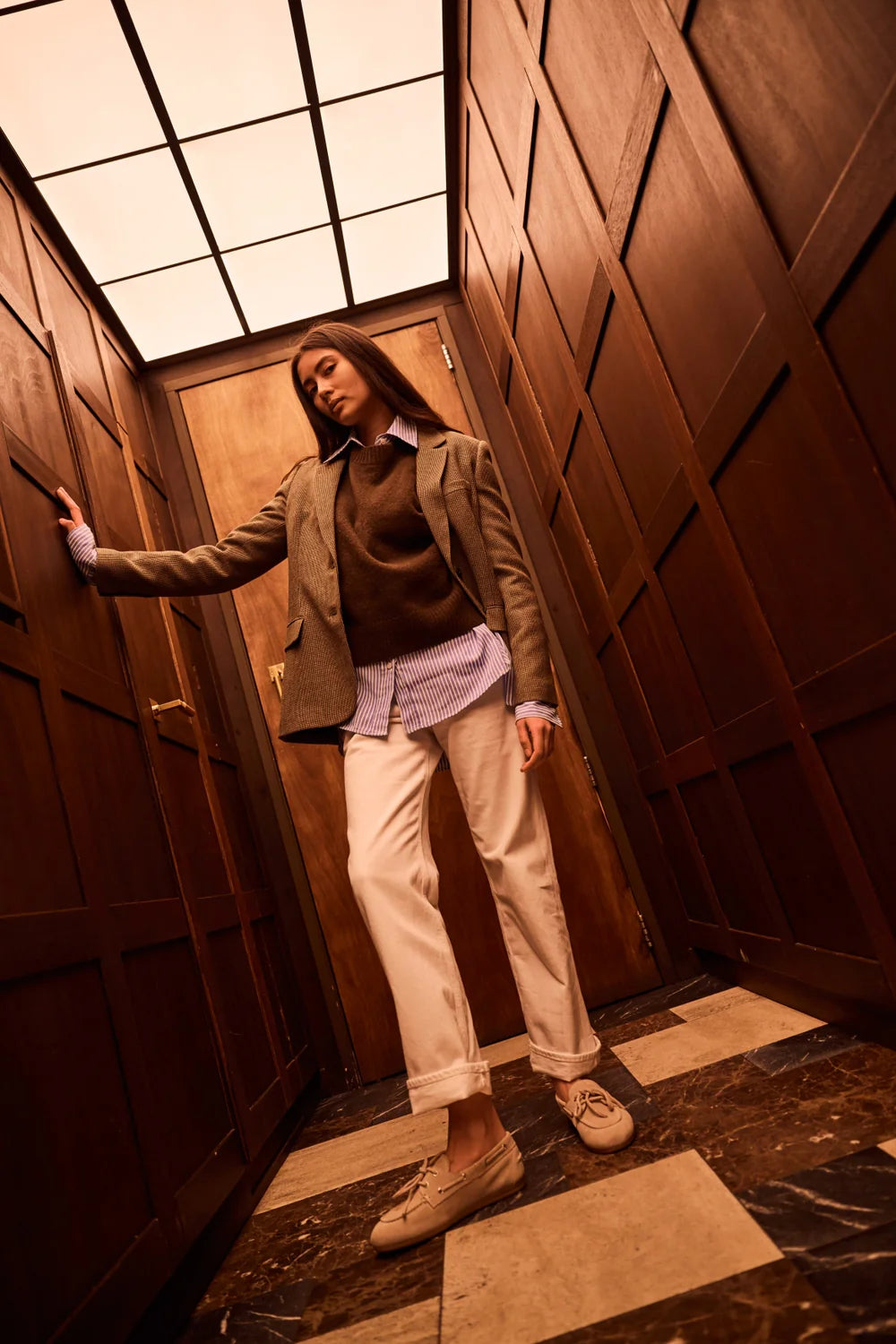 Mocassins Bateau en Daim Light Taupe