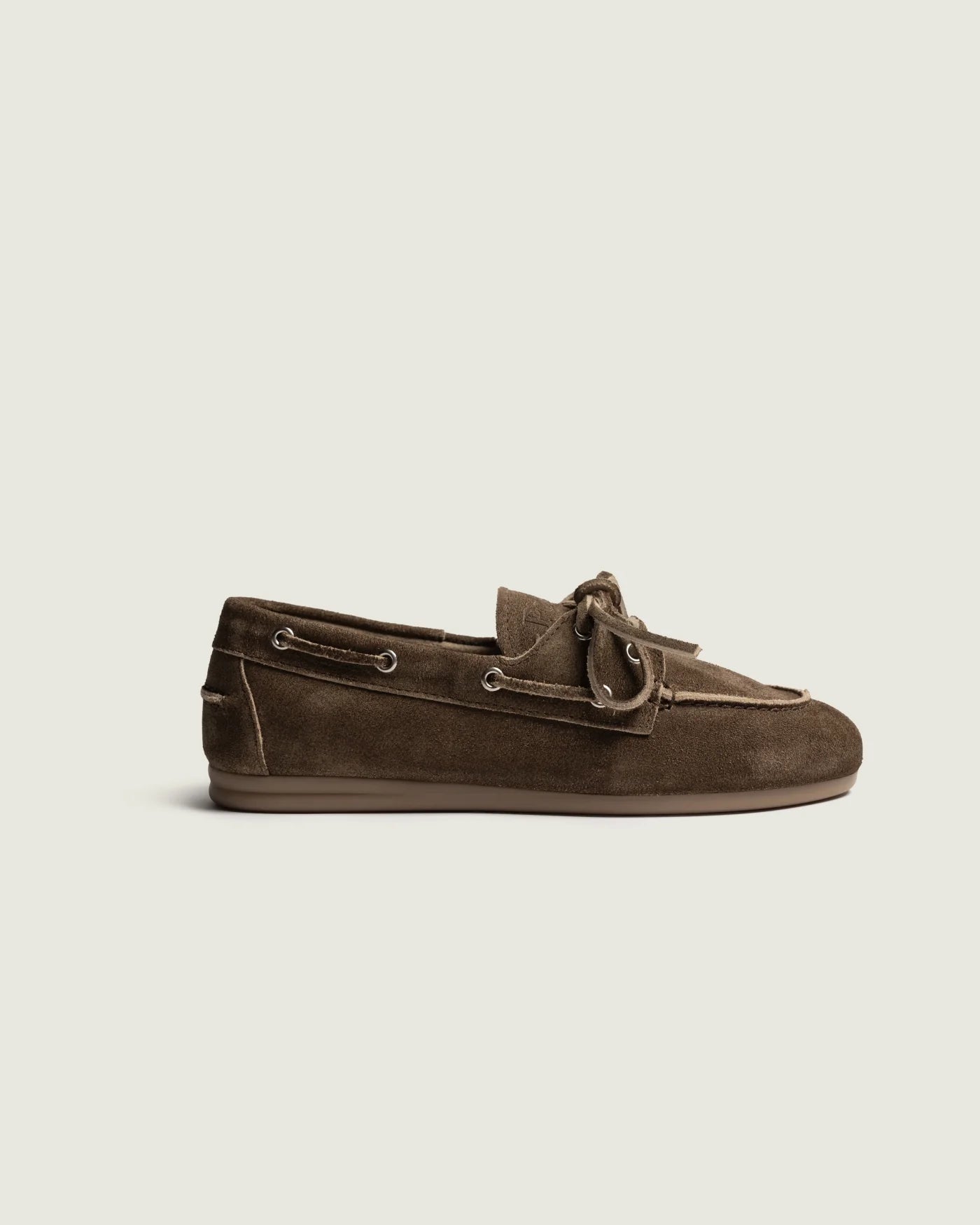 Mocassins Bateau en Daim Dark Brown