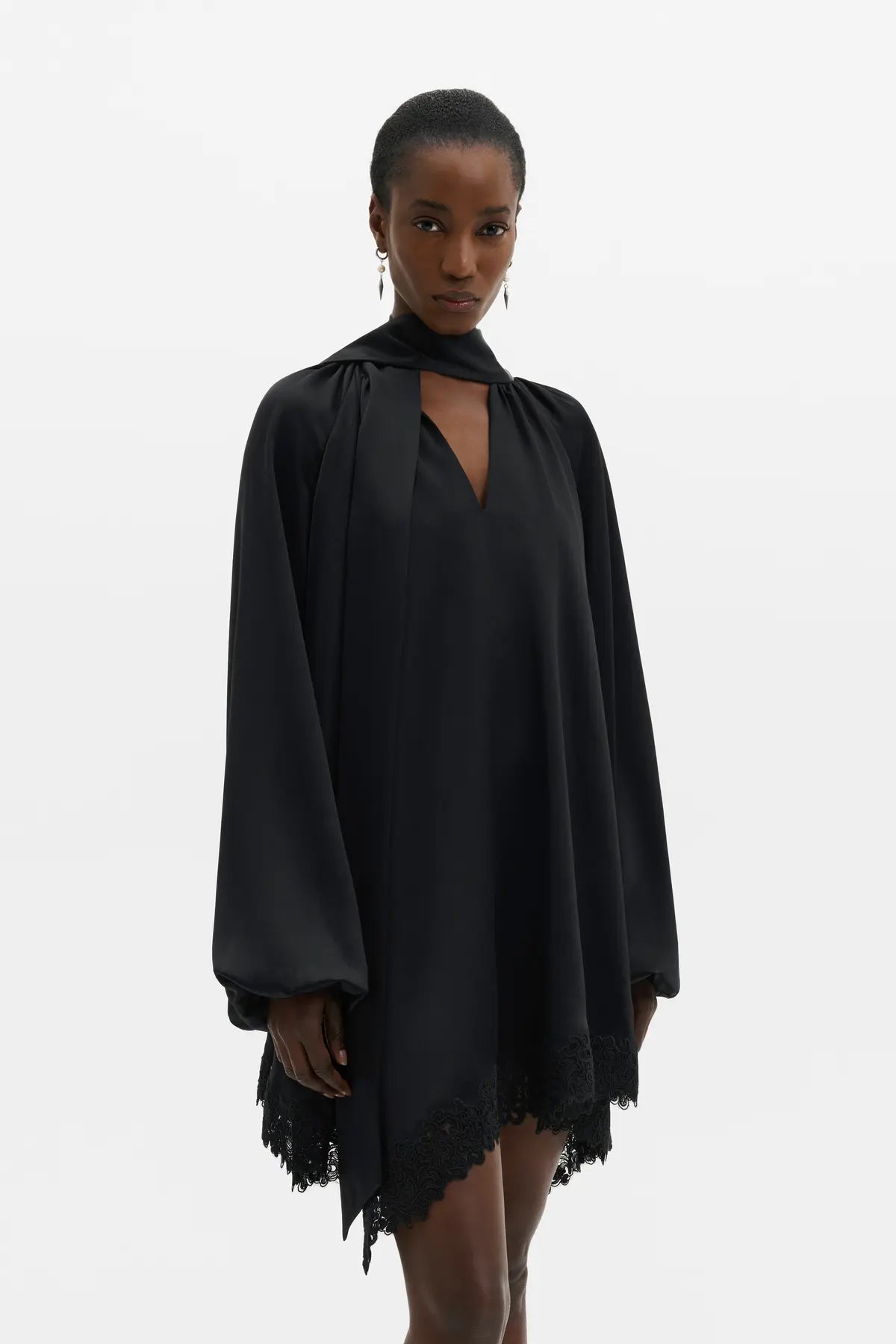 Norea Dress Satin Black