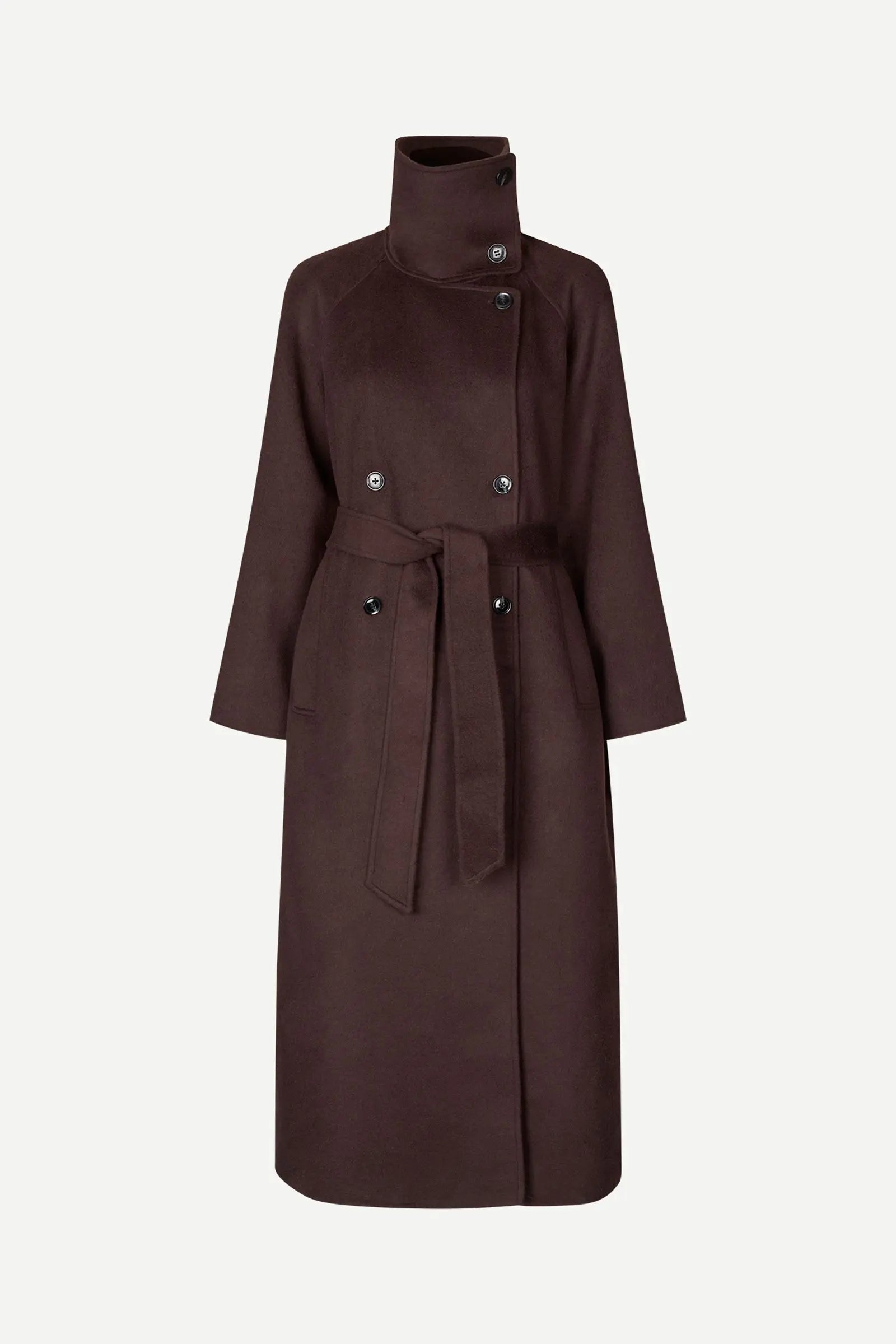Sahanne Coat Black Coffee
