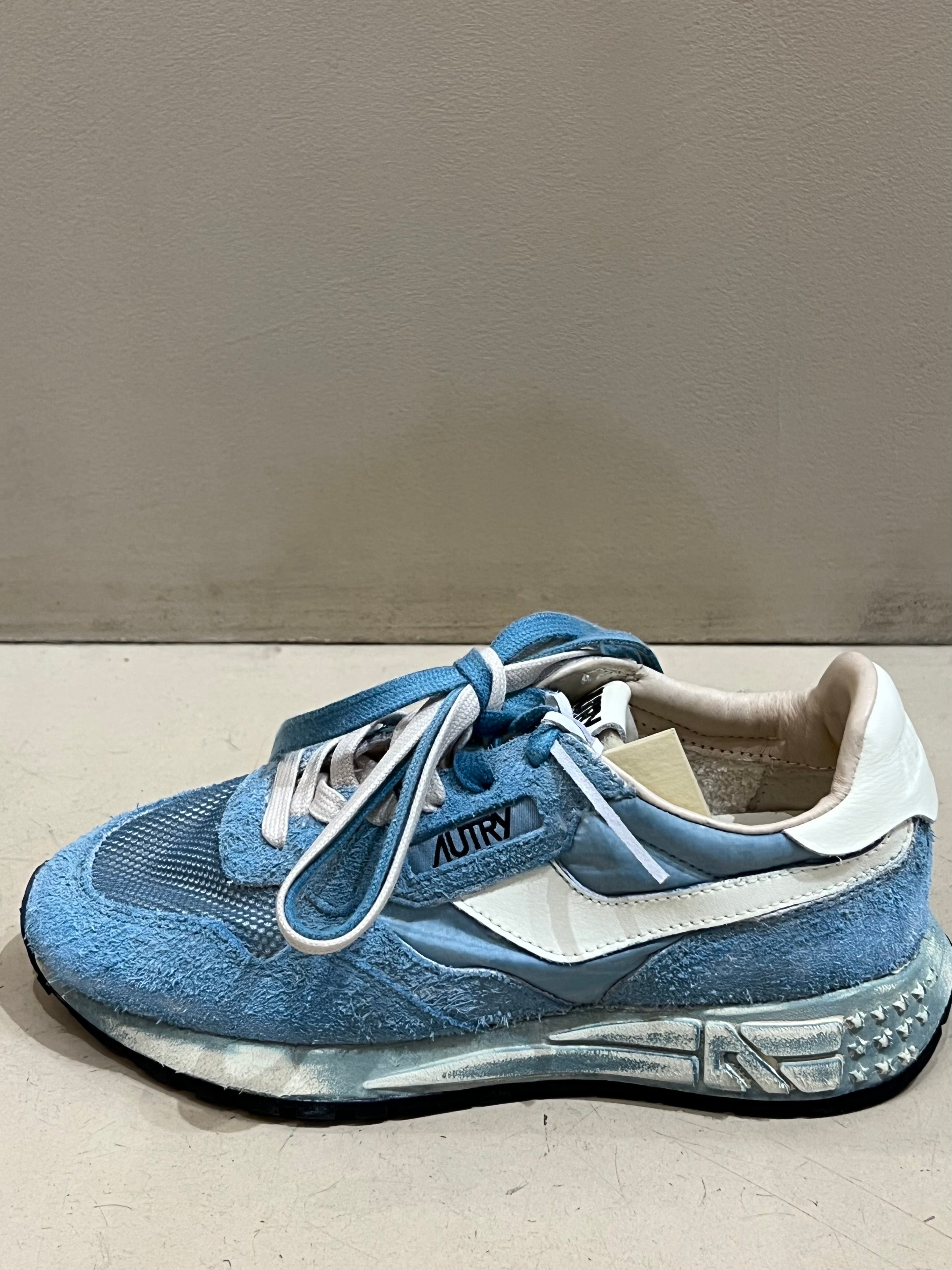 YS03 Basket Reelwind Suede Nylon White Space Blue