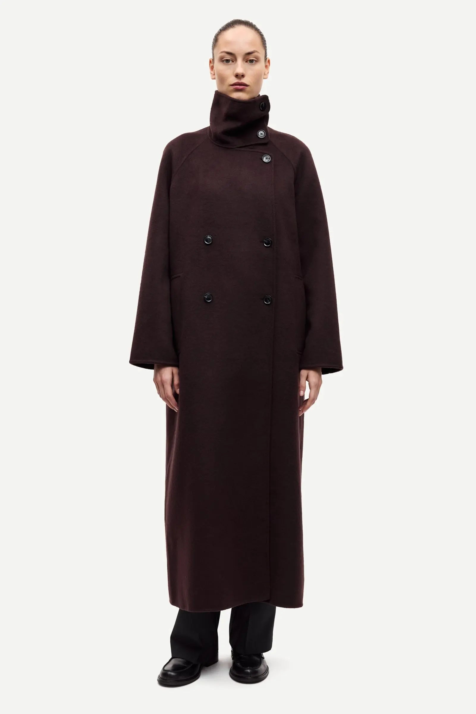 Sahanne Coat Black Coffee