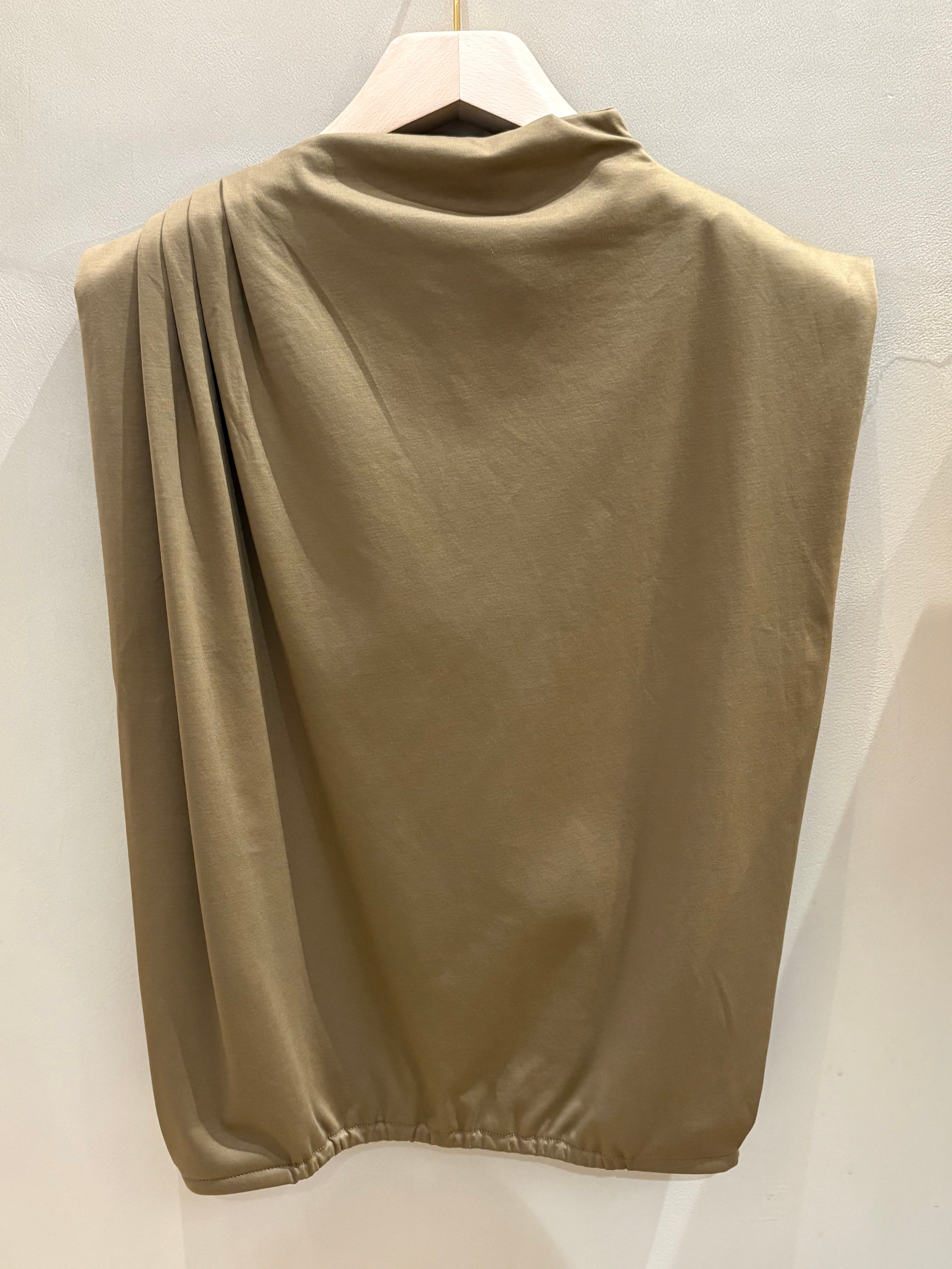 Top Idris Beige Vert