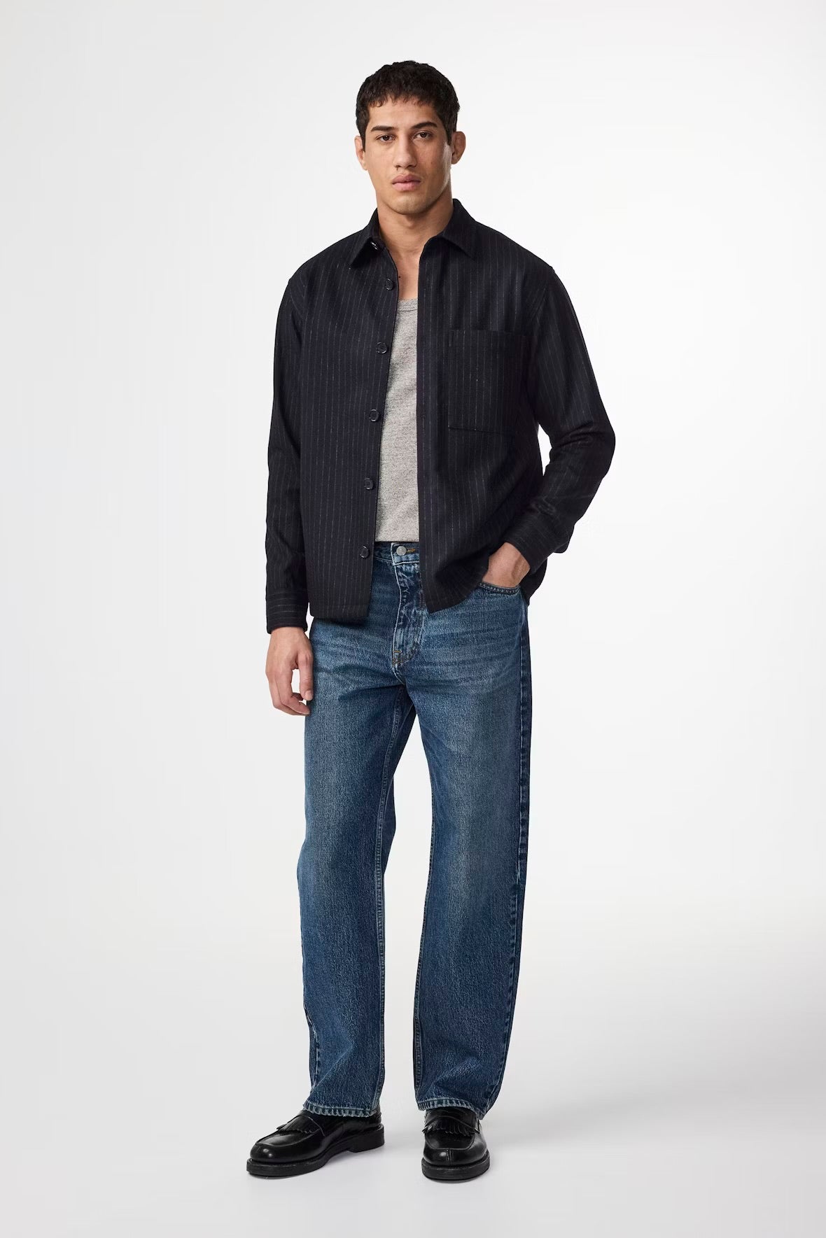 Chemise Freddy Navy Stripes