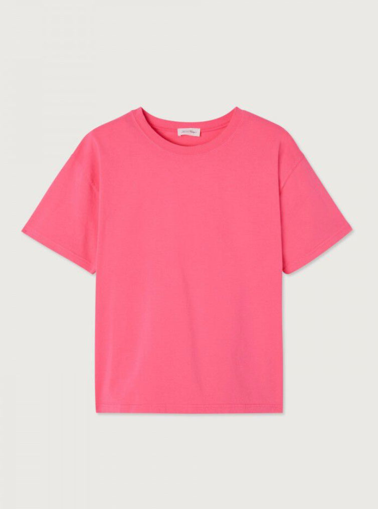 Tee-shirt Femme Fizvalley Rose Fluo