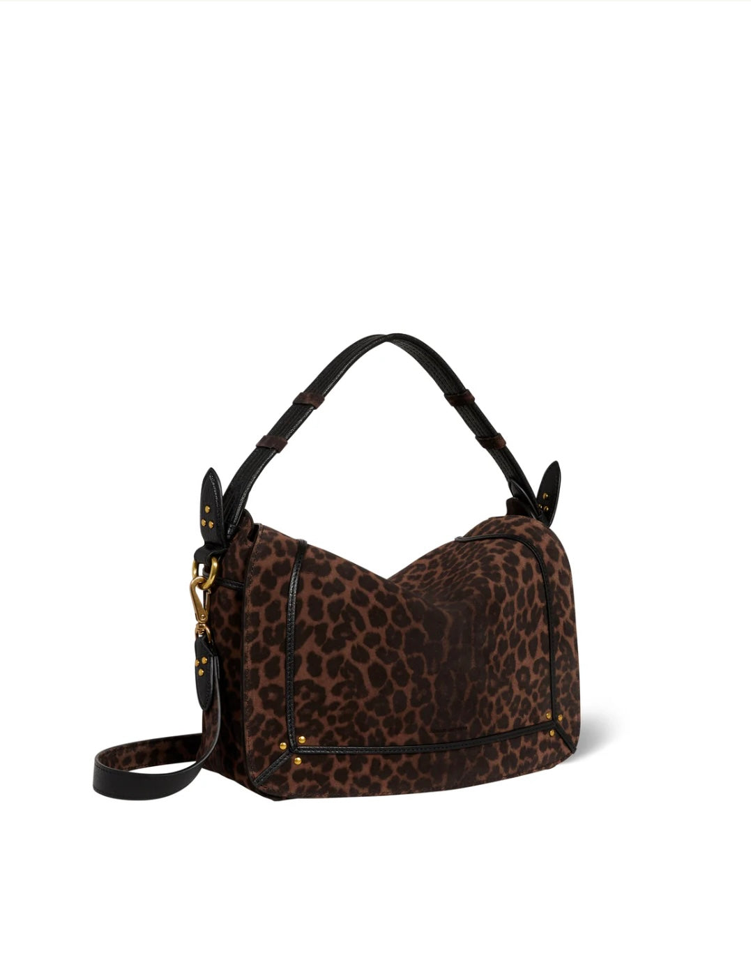 Pepito M Croûte Velours Imprimé Léopard Naturel