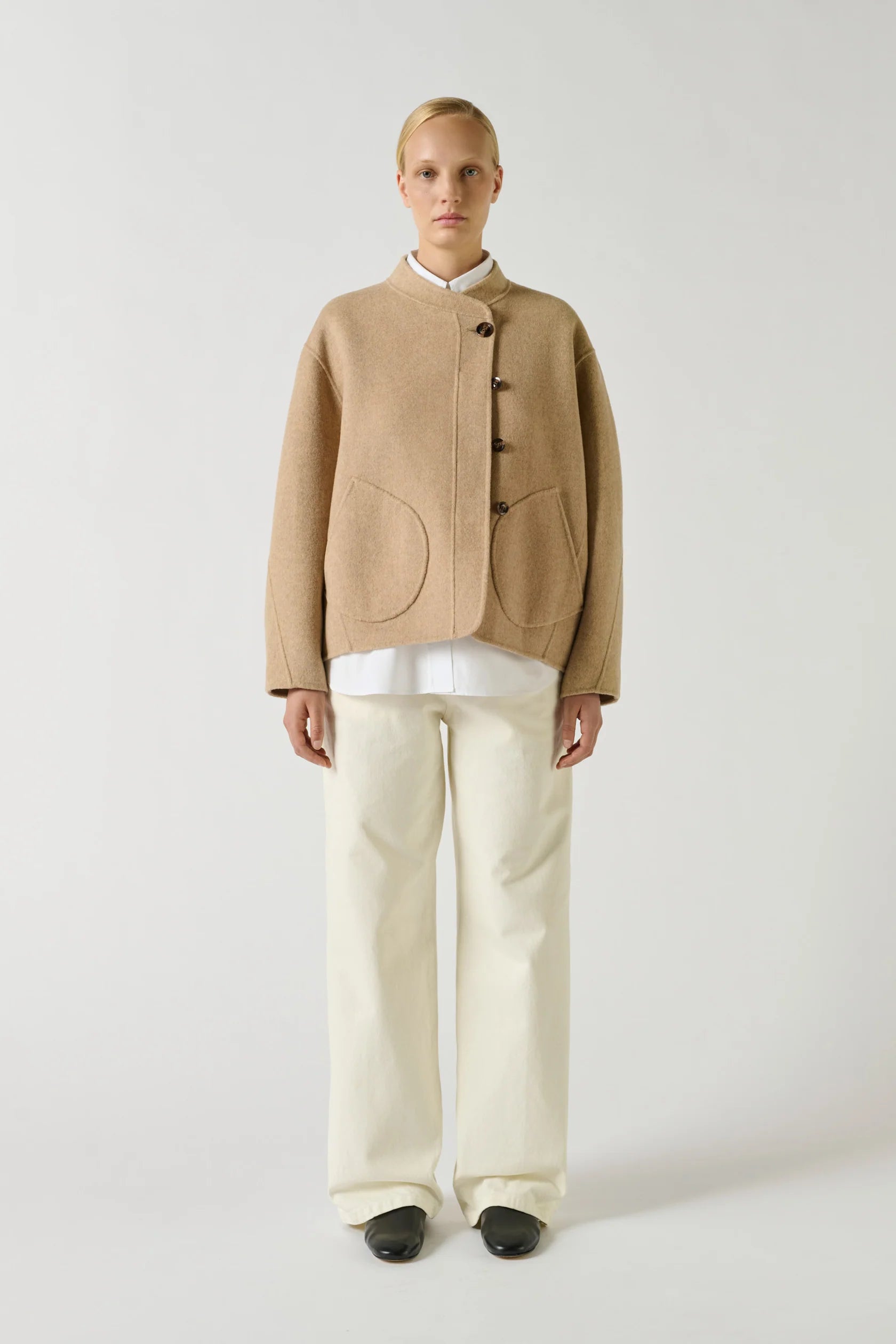 Manteau Windsor Beige Chiné