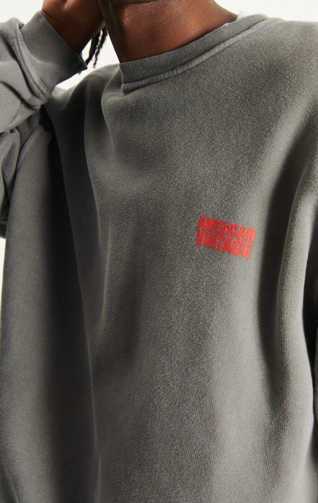 Sweat Homme Plizzy Cendré Vintage