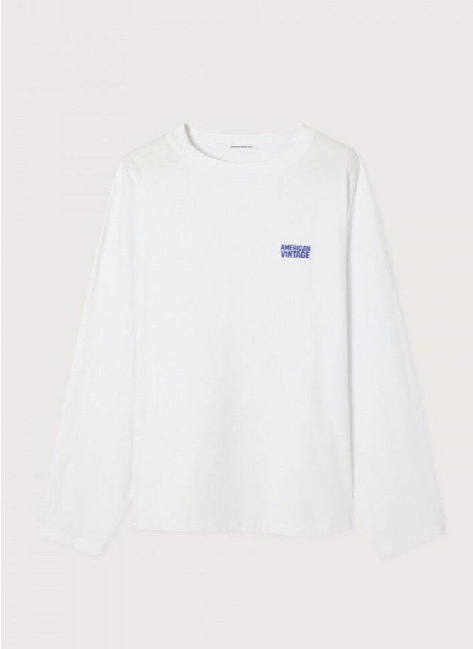 T Shirt Gixy 02B Manche Longue Blanc