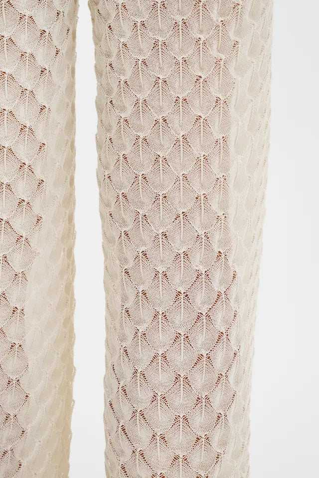 Alissa Knitted Pants Cream