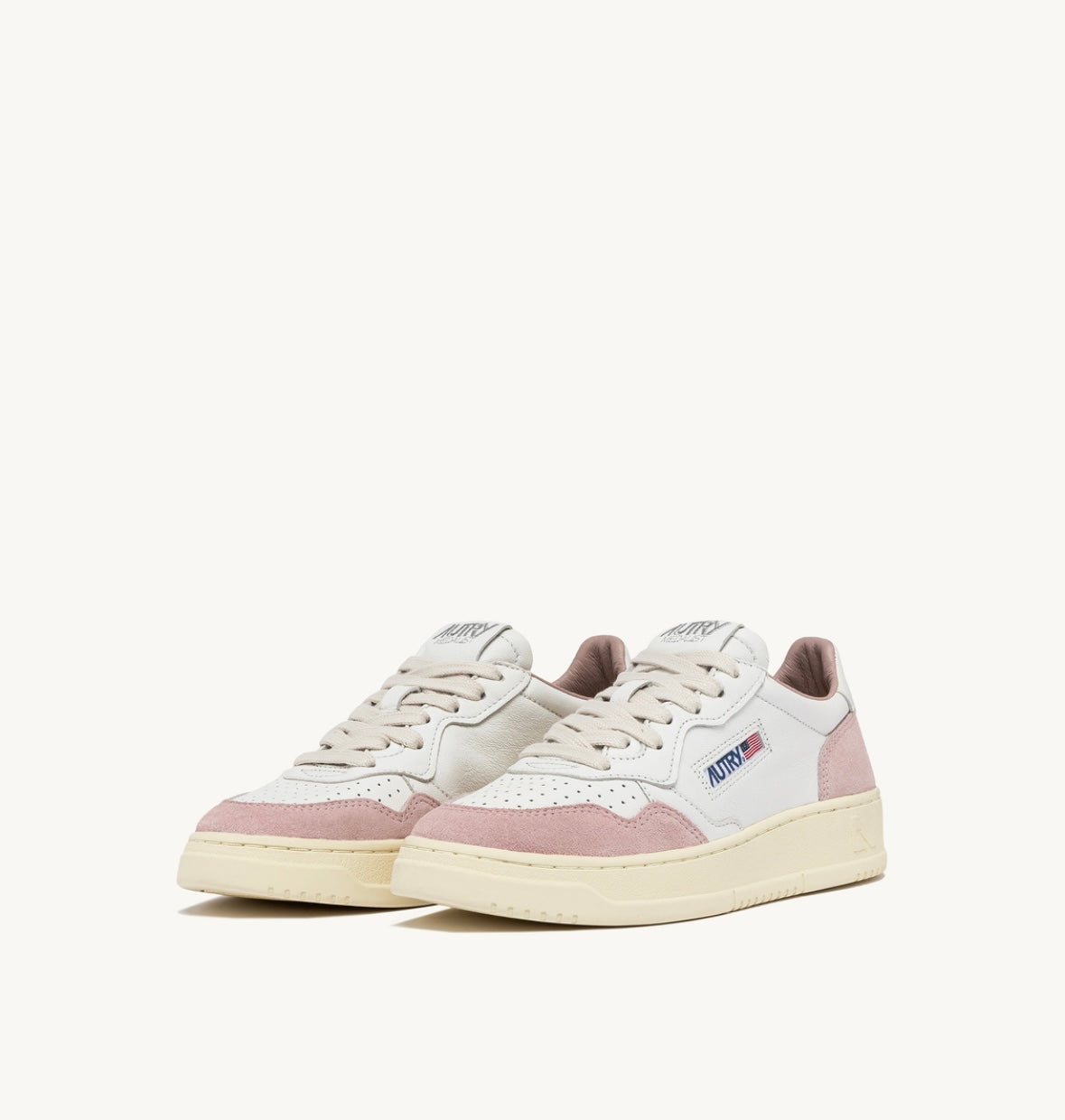 Baskets Medalist Low Suède White Powder