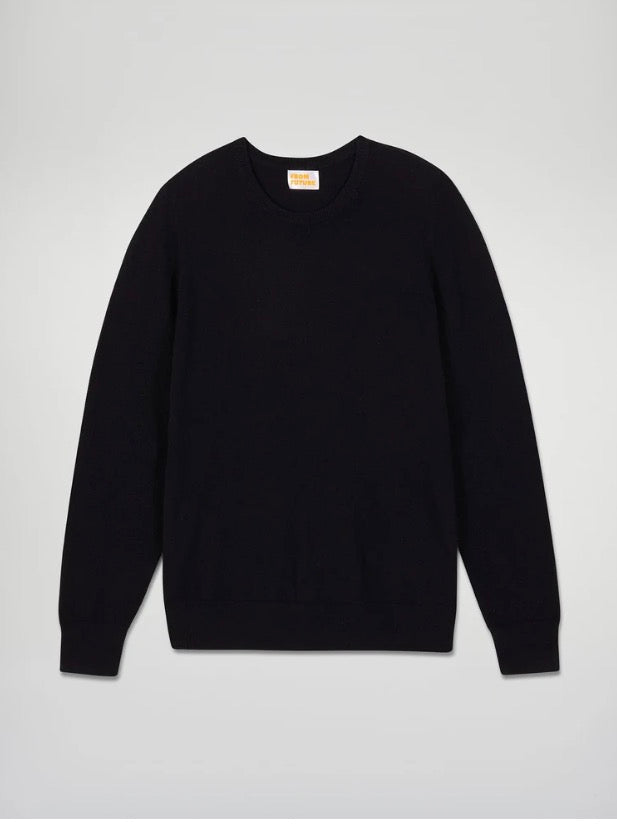 Pull Homme en Cachemire Col Rond Noir