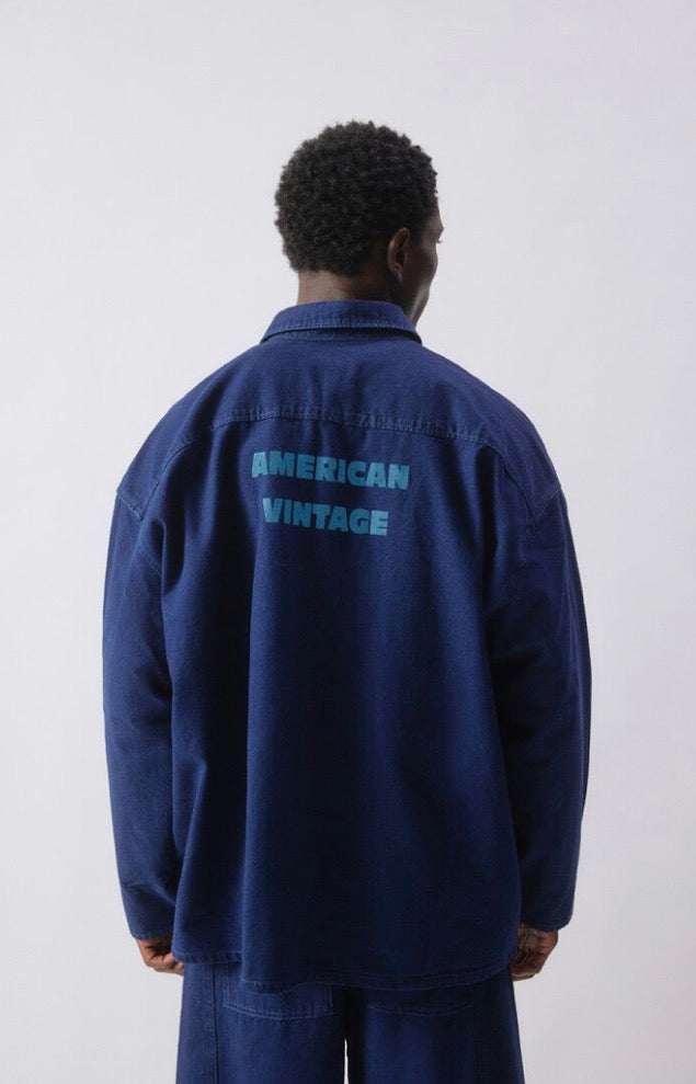 Chemise Homme Comow Bleu Brut