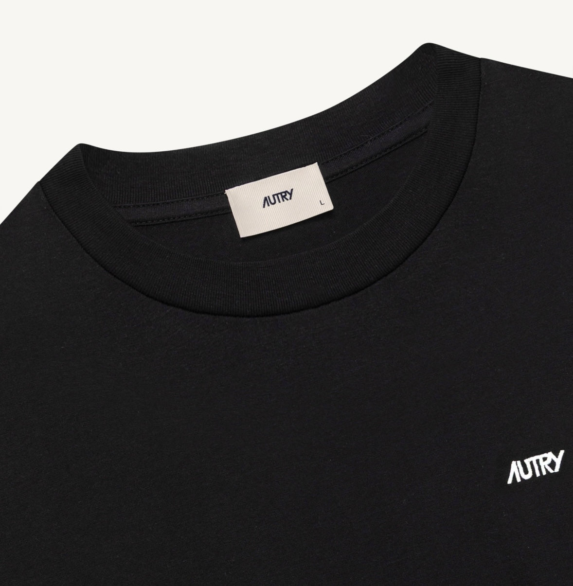 T- Shirt Manches Longues Mix Jersey Black