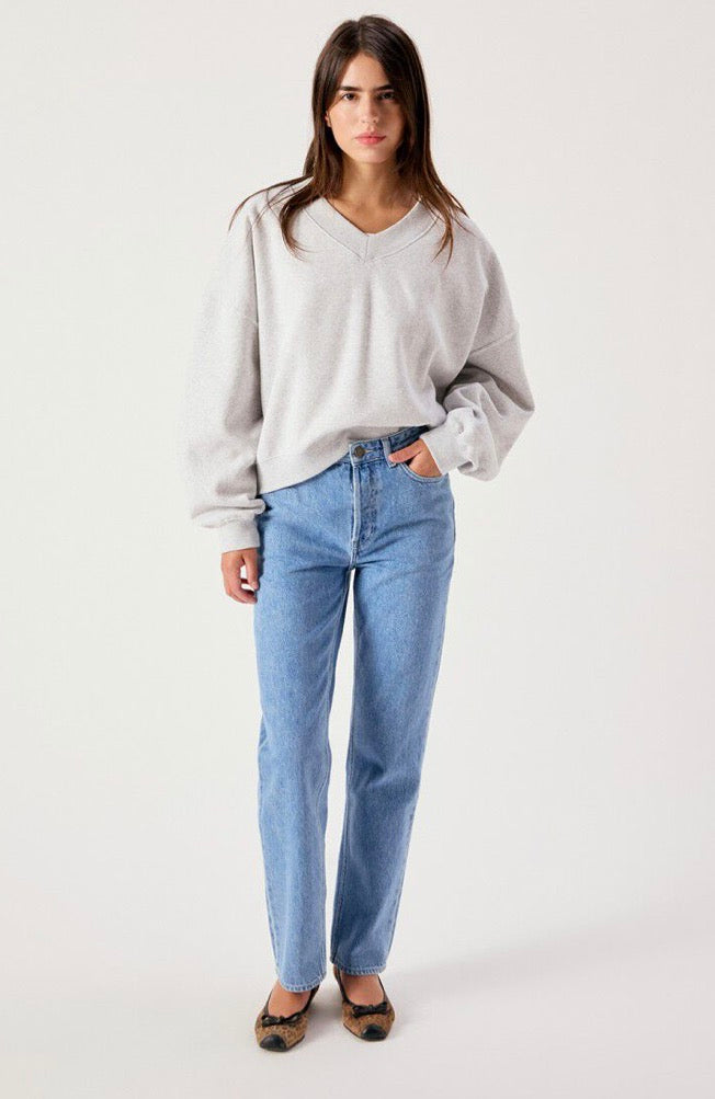 Sweat Femme Baptown Gris Chiné