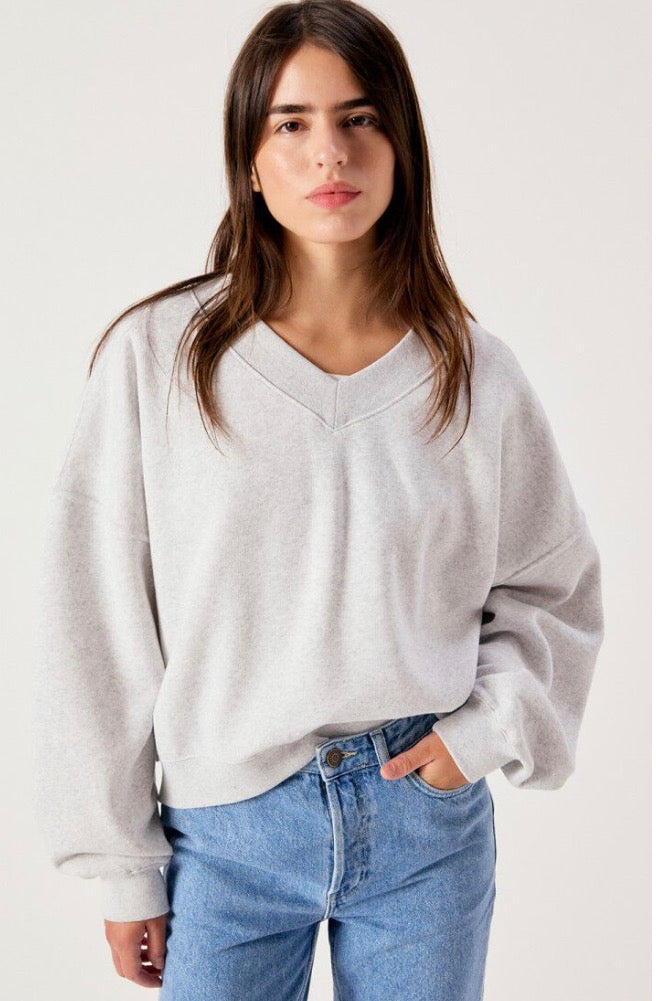 Sweat Femme Baptown Gris Chiné
