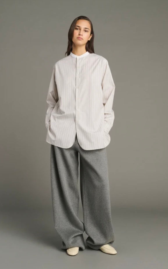 Pantalon Horatio en Laine Gris Clair