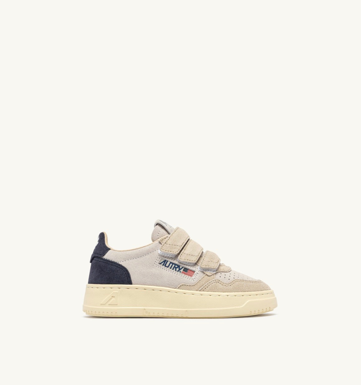 KTS29 Medalist Kidstripes Low Kid Suede Sand Blue