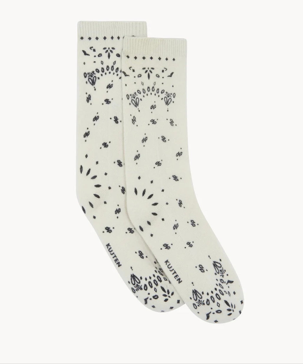 Chaussettes Sig Bandana Blanc Noir