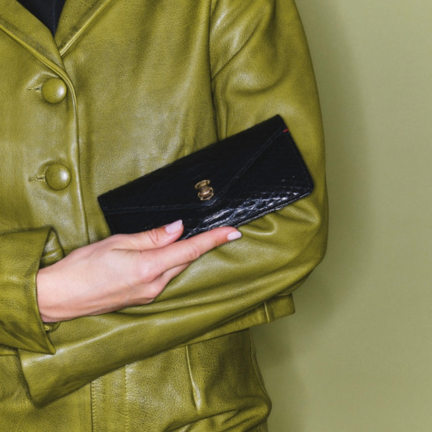 Portefeuille Alex Long Noir