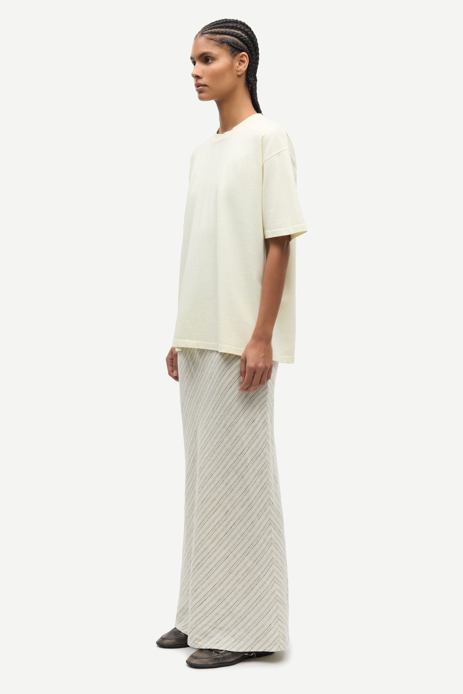 Eira T-shirt Ethereal Green Pigment