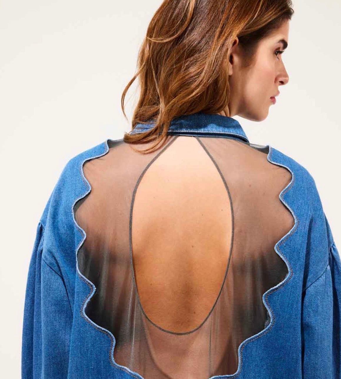 Sunday Robe chemise courte en denim