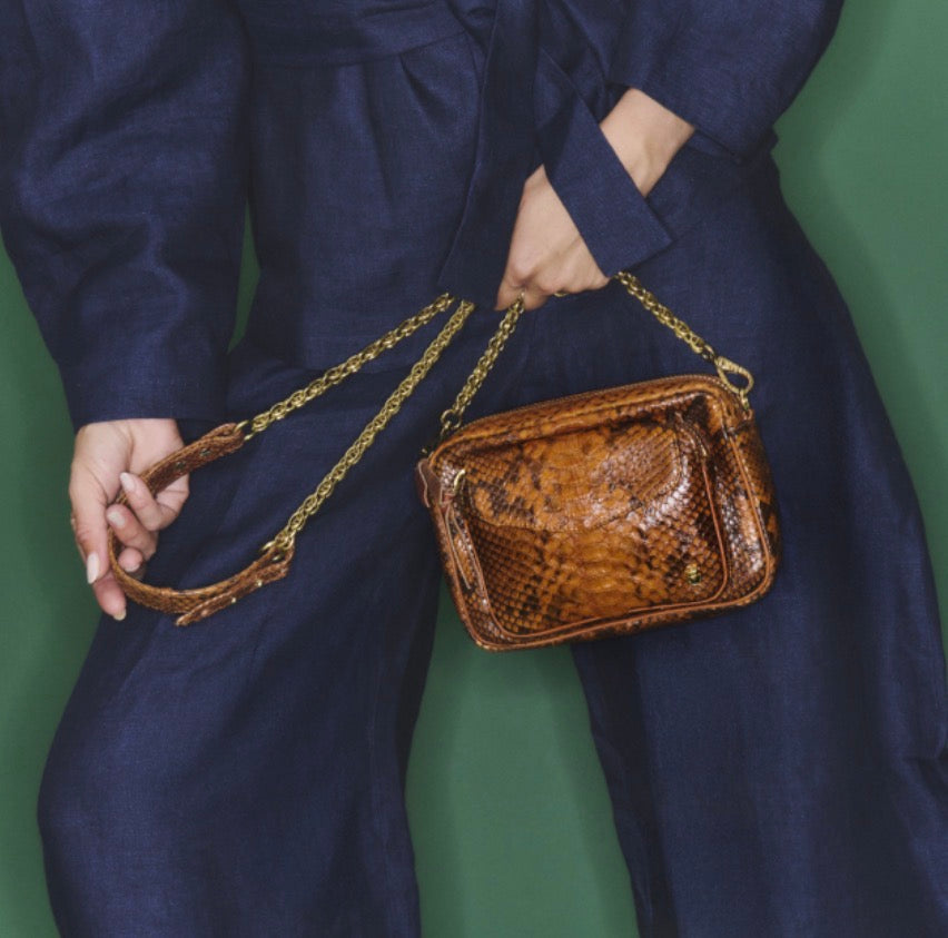 Sac Charly Python Moka