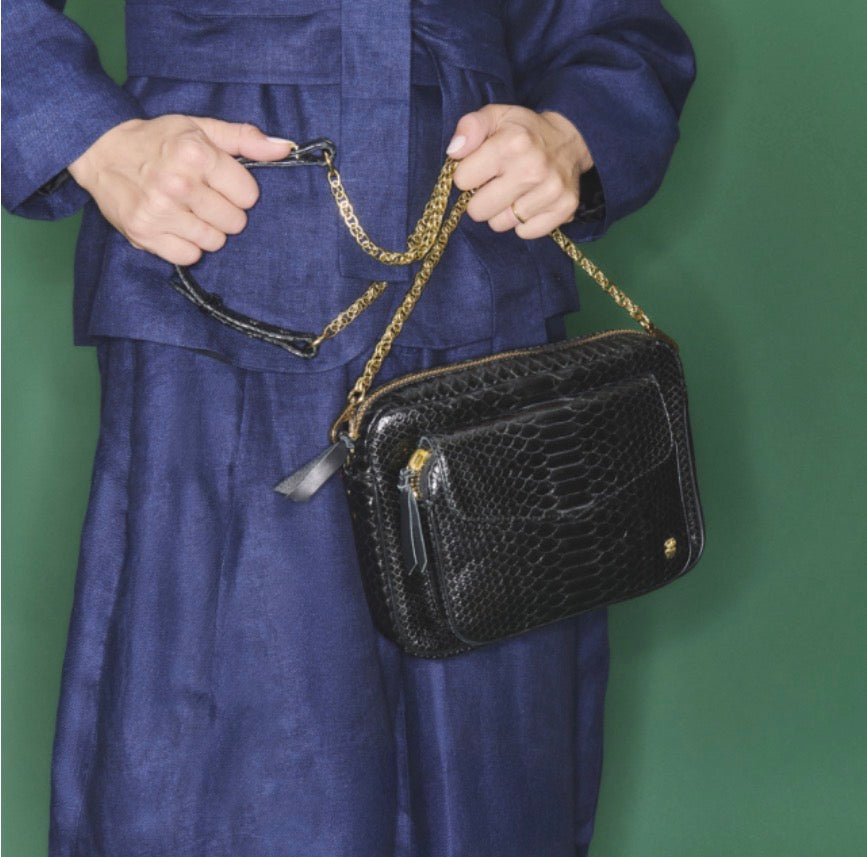 Sac Big Charly Python Black