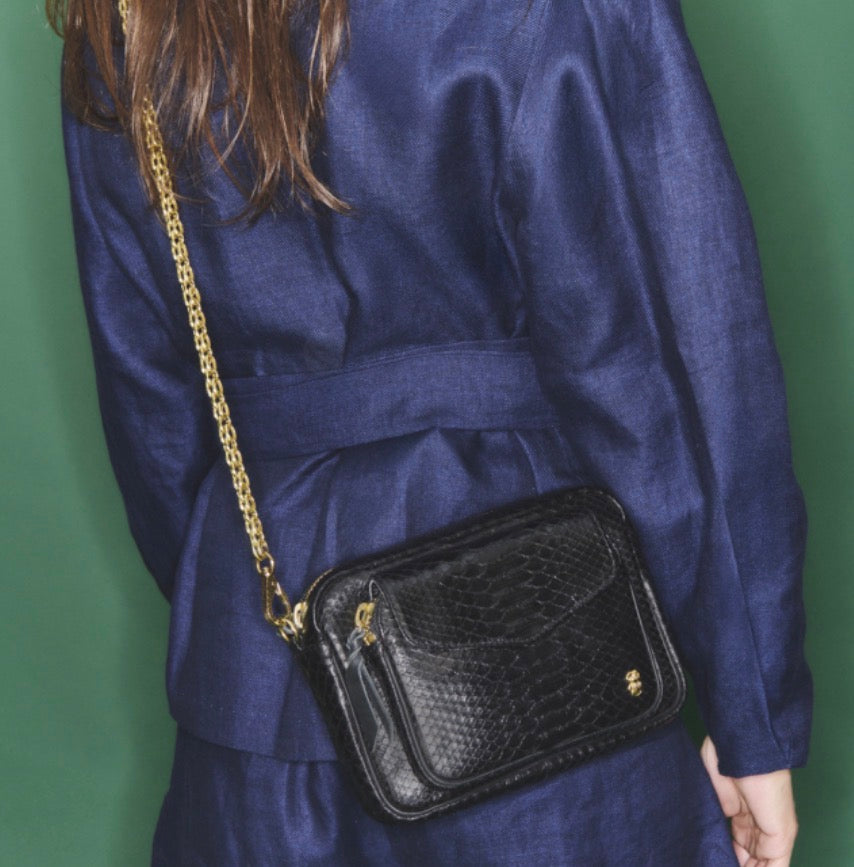 Sac Charly Python Black