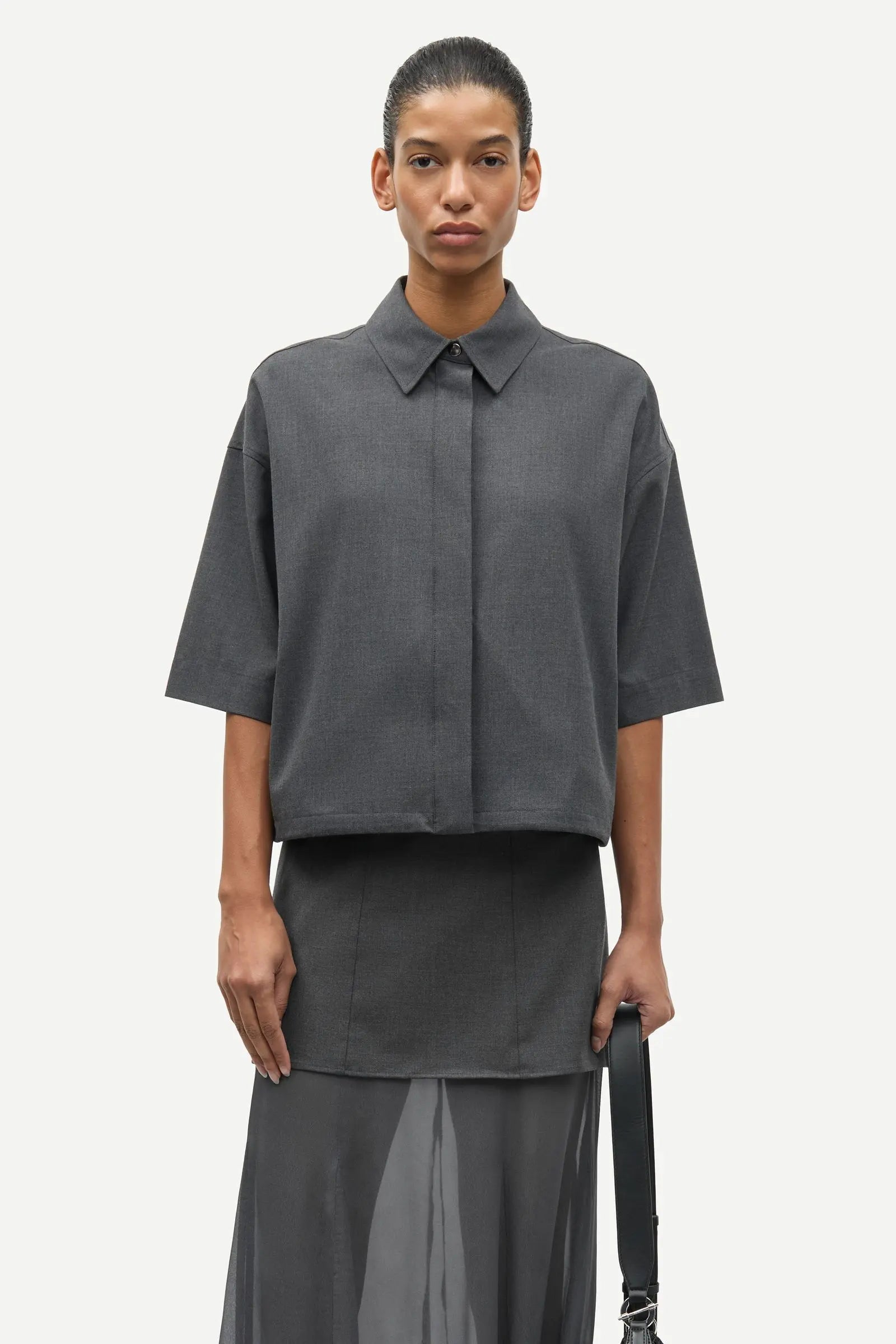 Salulu SS Shirt Ombre Blue