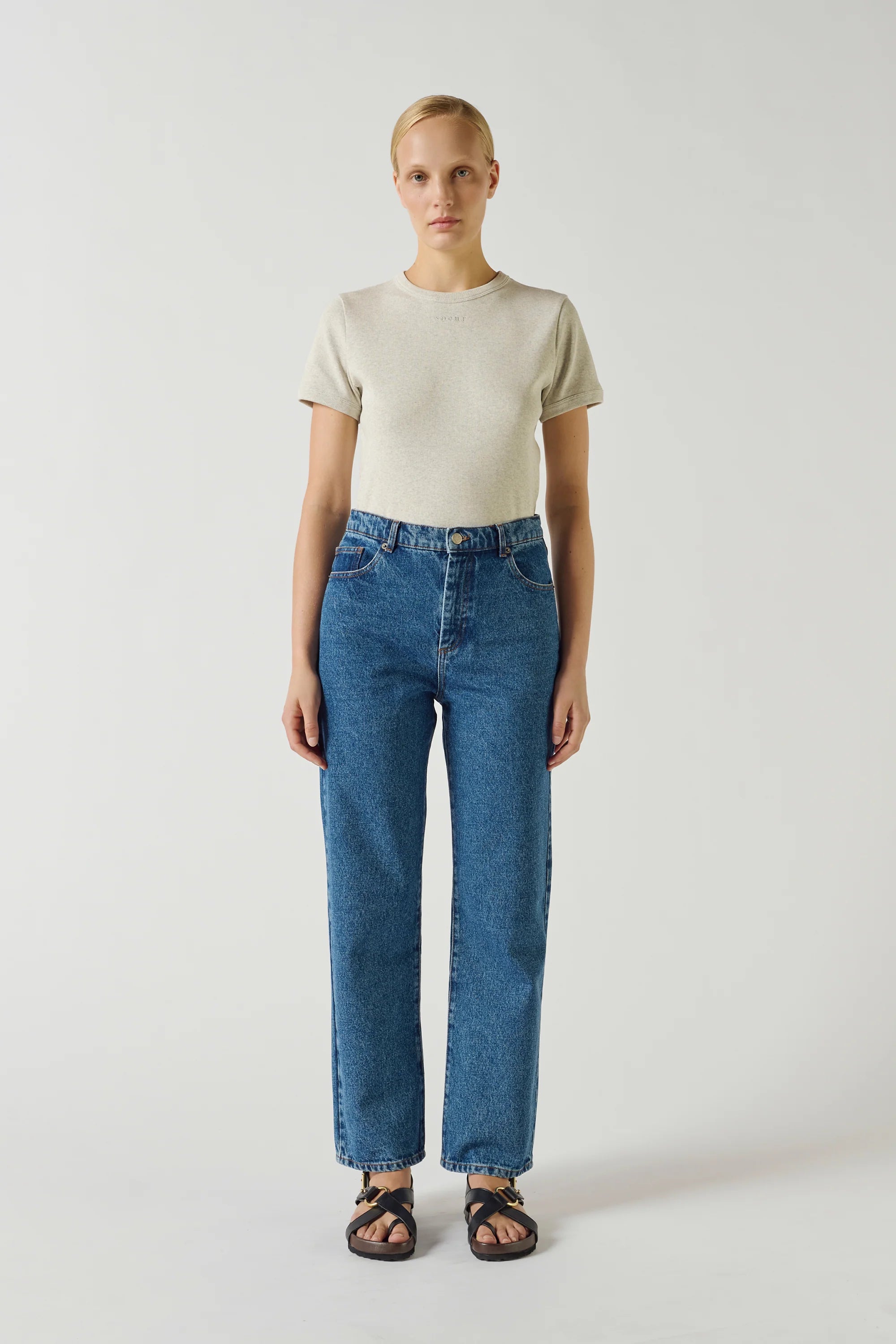 Jean Barnabé Denim Bleu Délavé