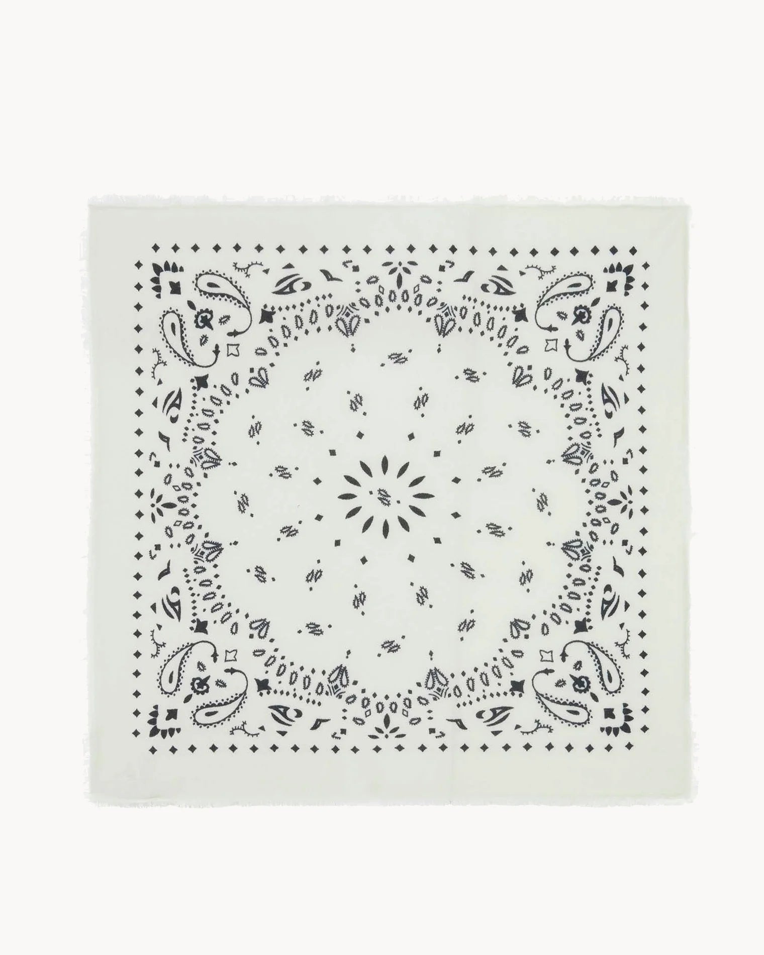 Grand Bandana Hachiko Blanc