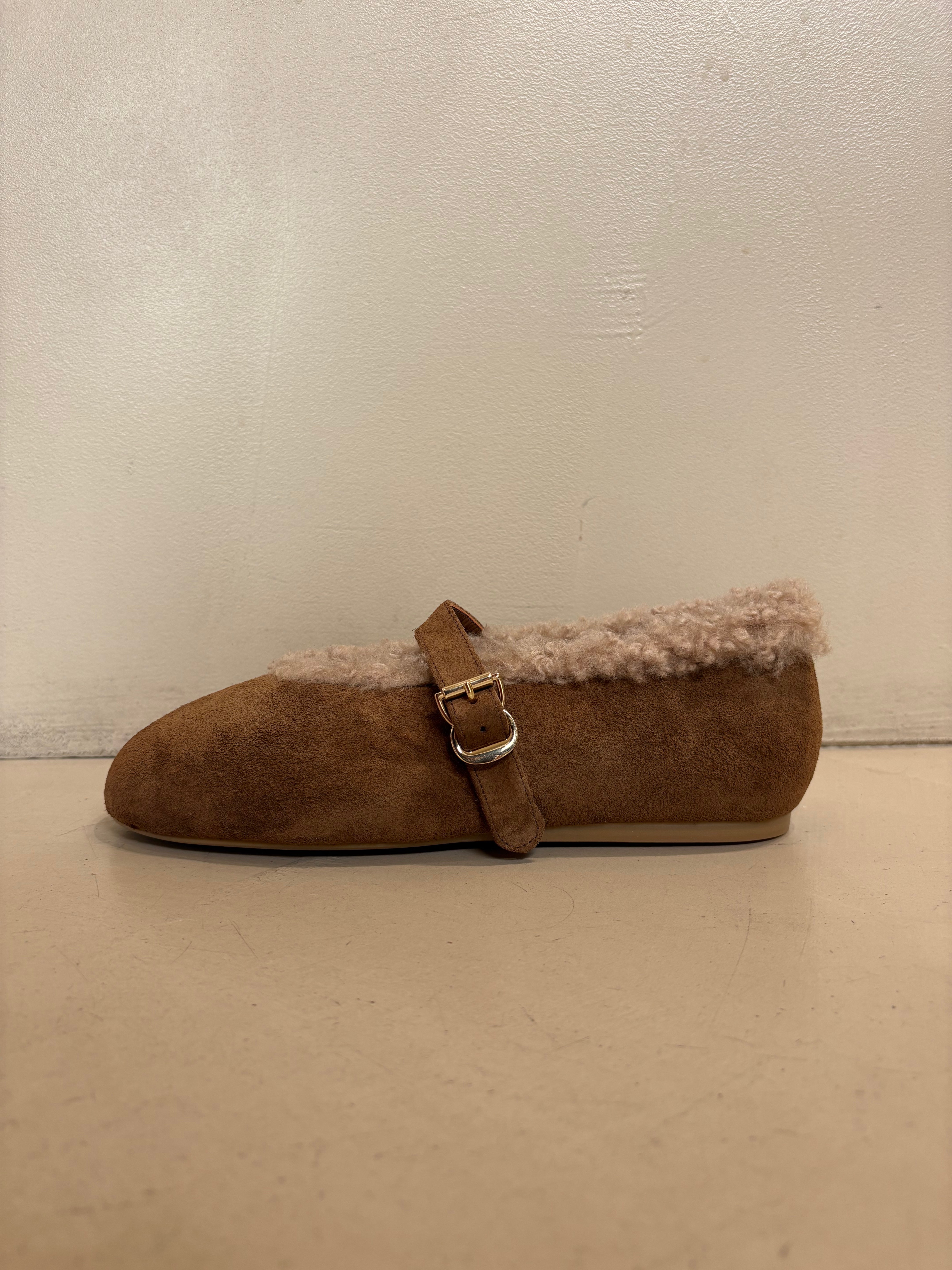 Ballerines Lining Curly Birra Sand