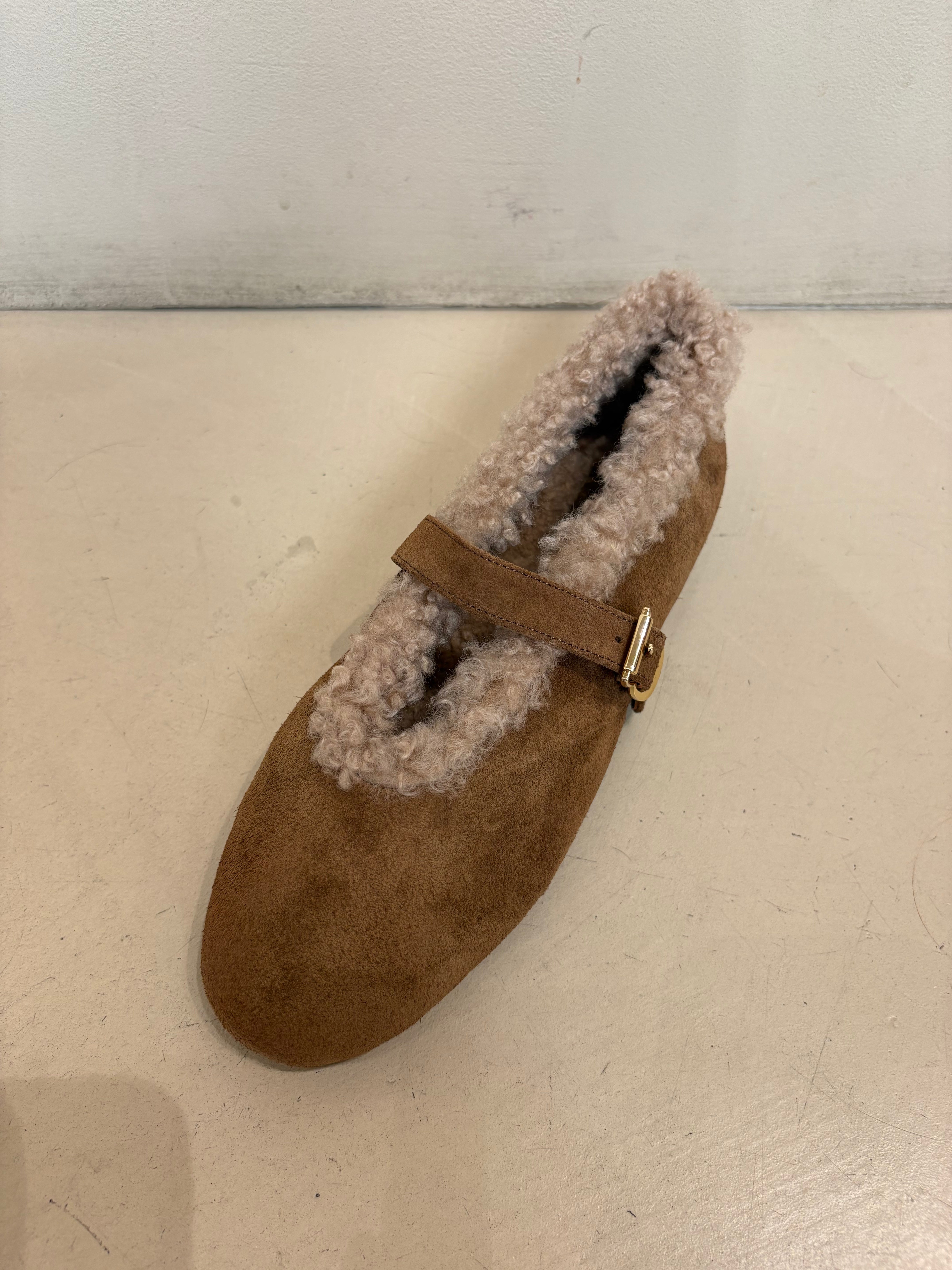 Ballerines Lining Curly Birra Sand