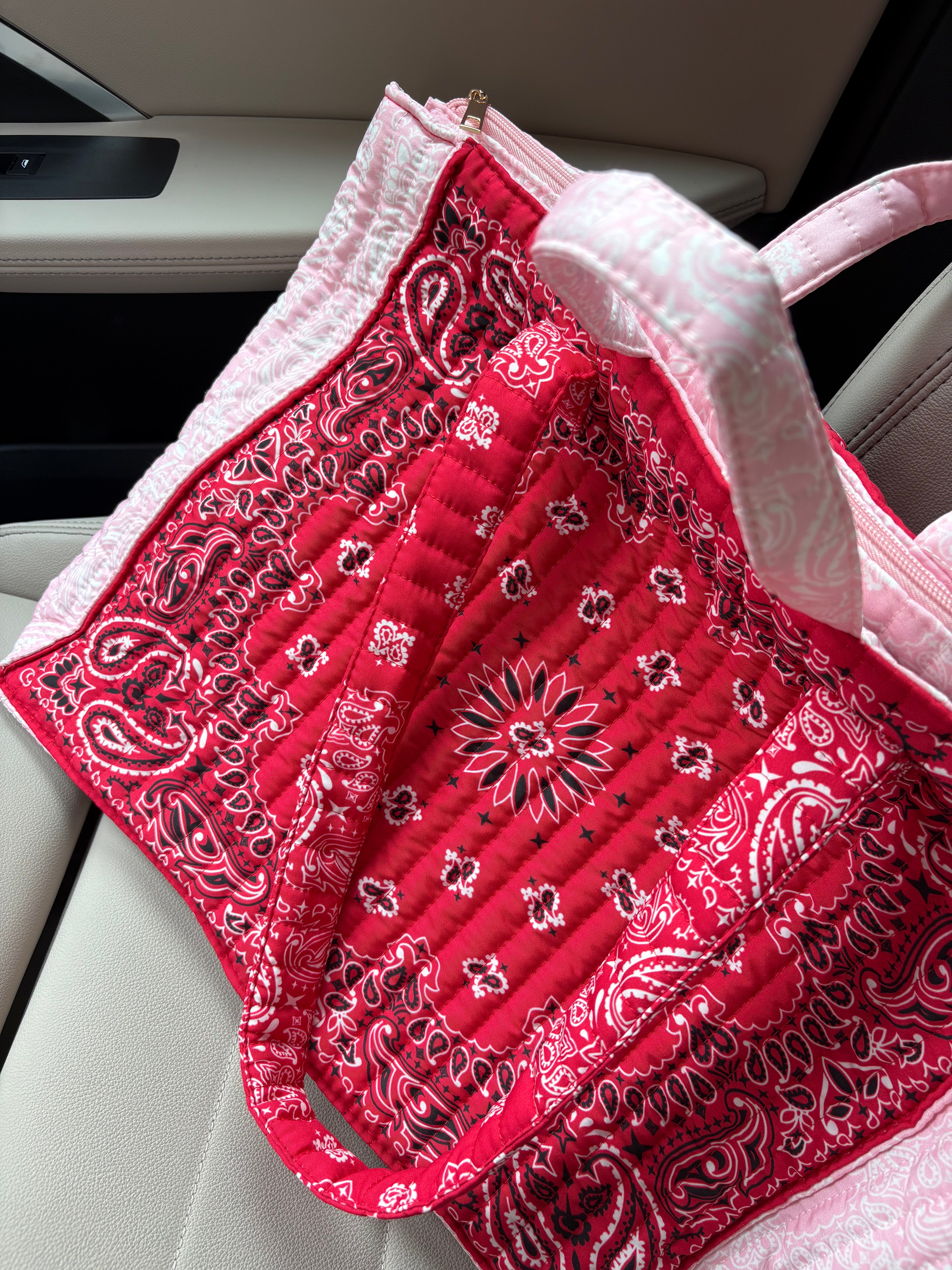 Sac bandana rouge