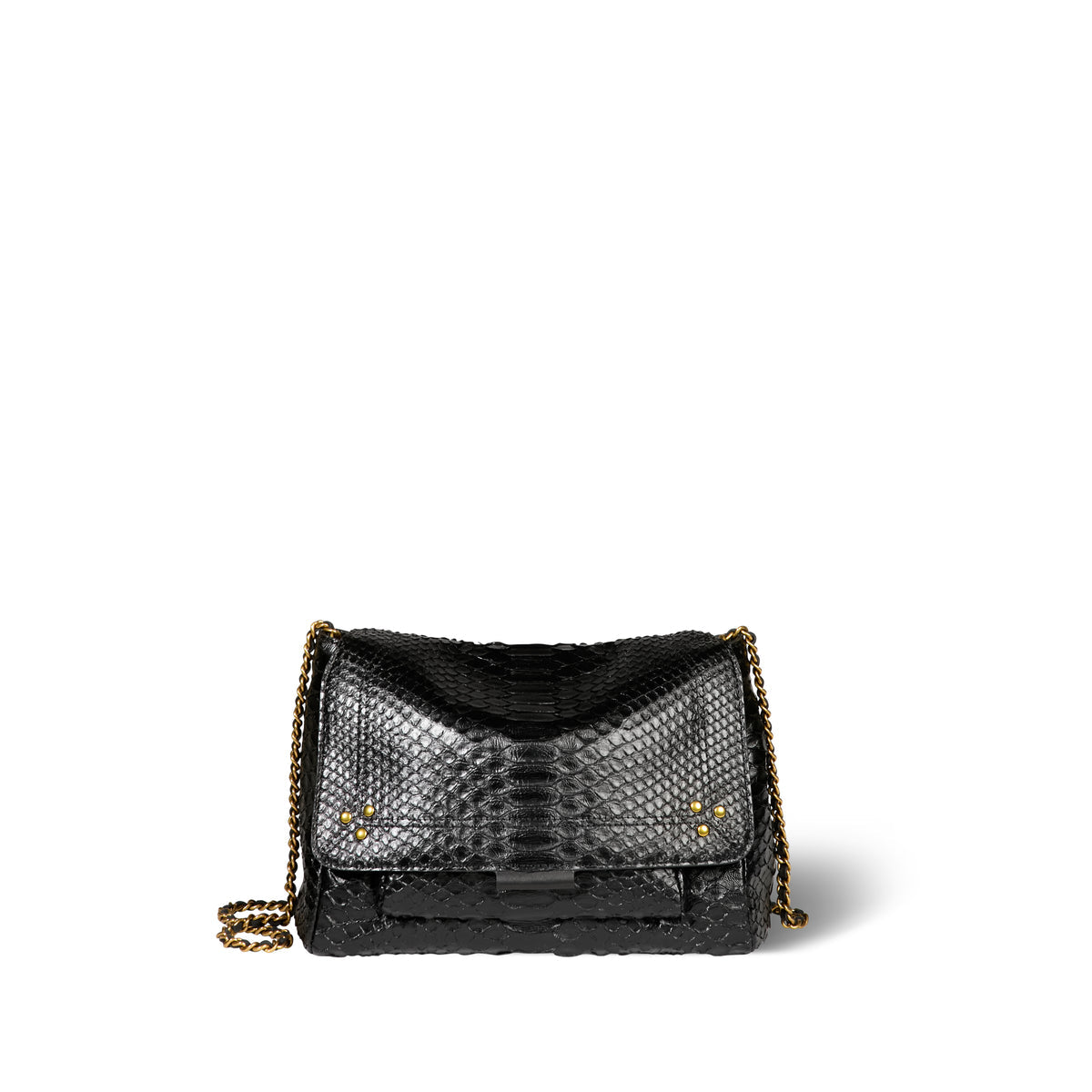 Sac Lulu M Python Noir