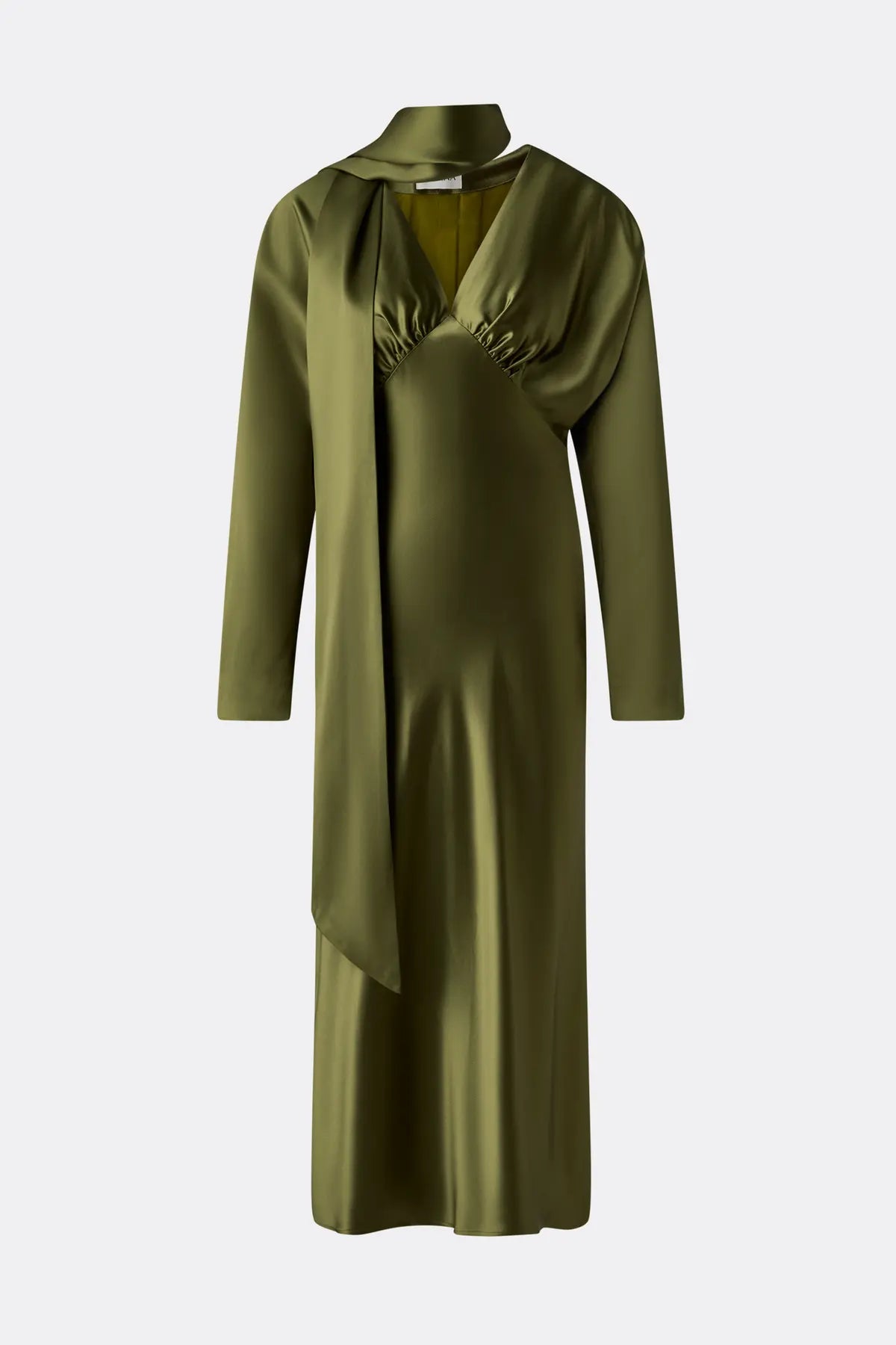 Robe Ingrid Midi Vert Mousse