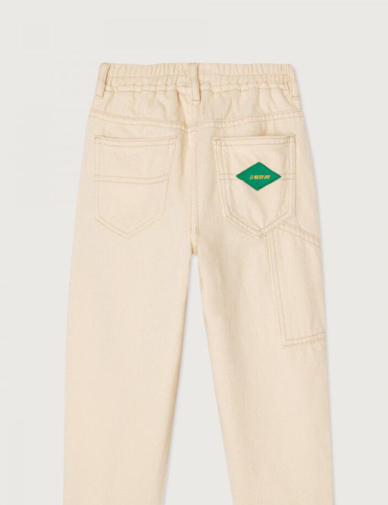 Jean Enfant Worker Spywood Ecru