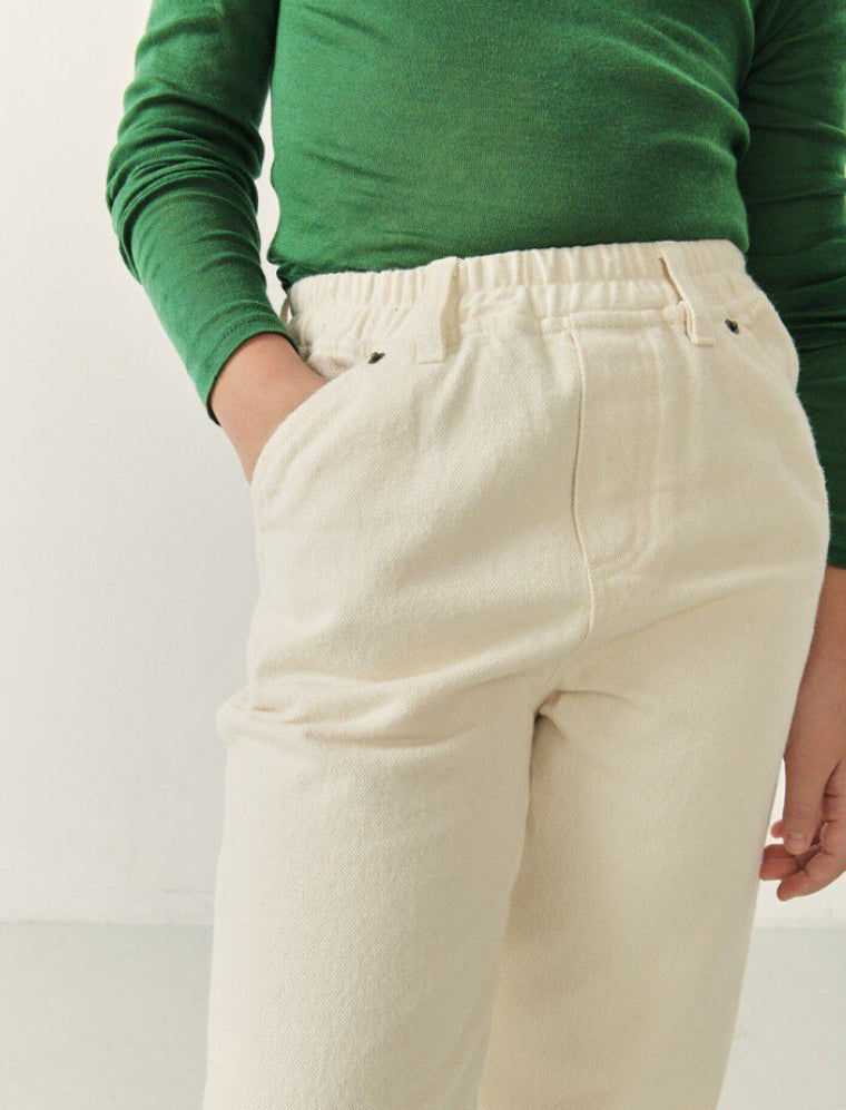 Jean Enfant Worker Spywood Ecru