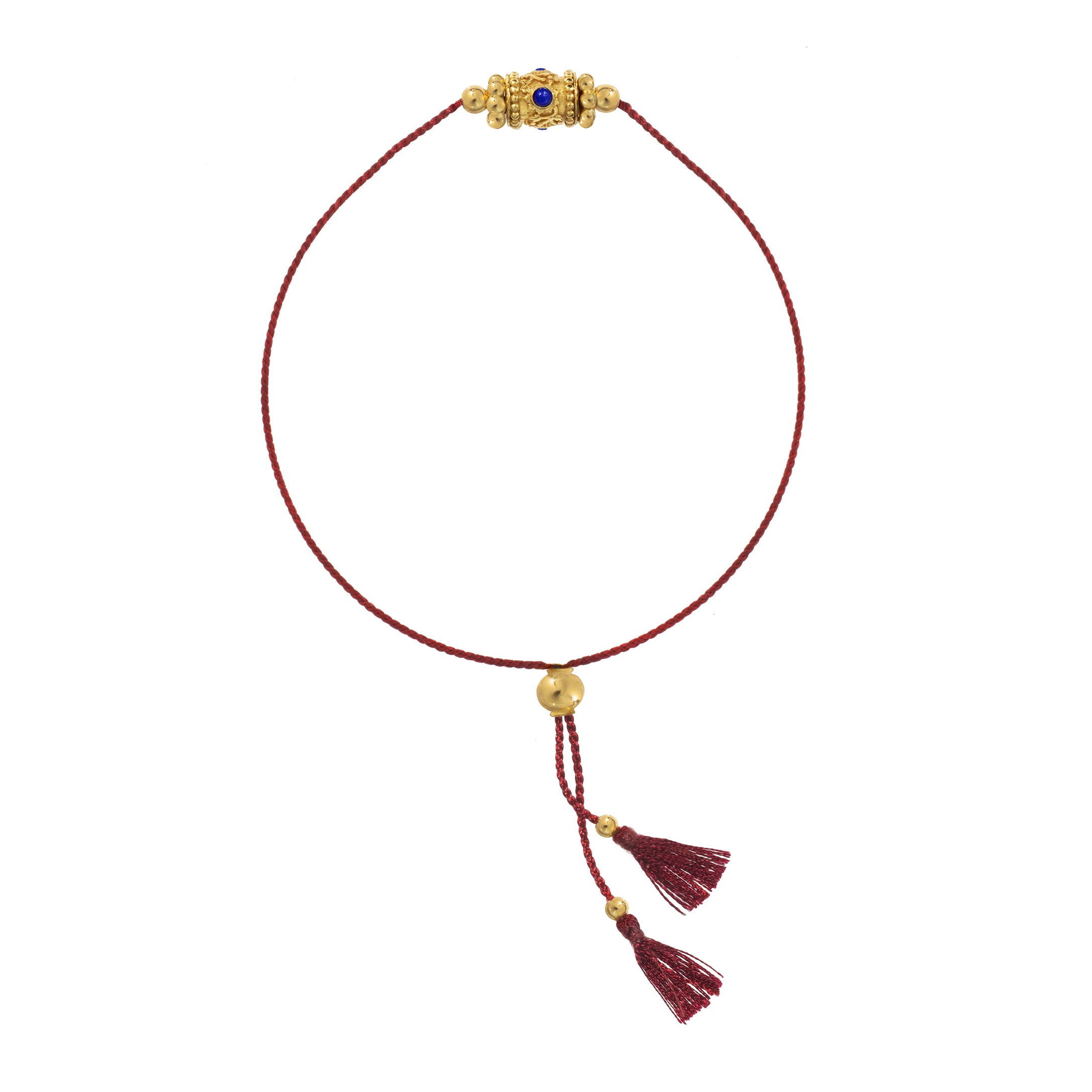 Bracelet Rakhi 1 Lapis Lazzuli Fil Rouge