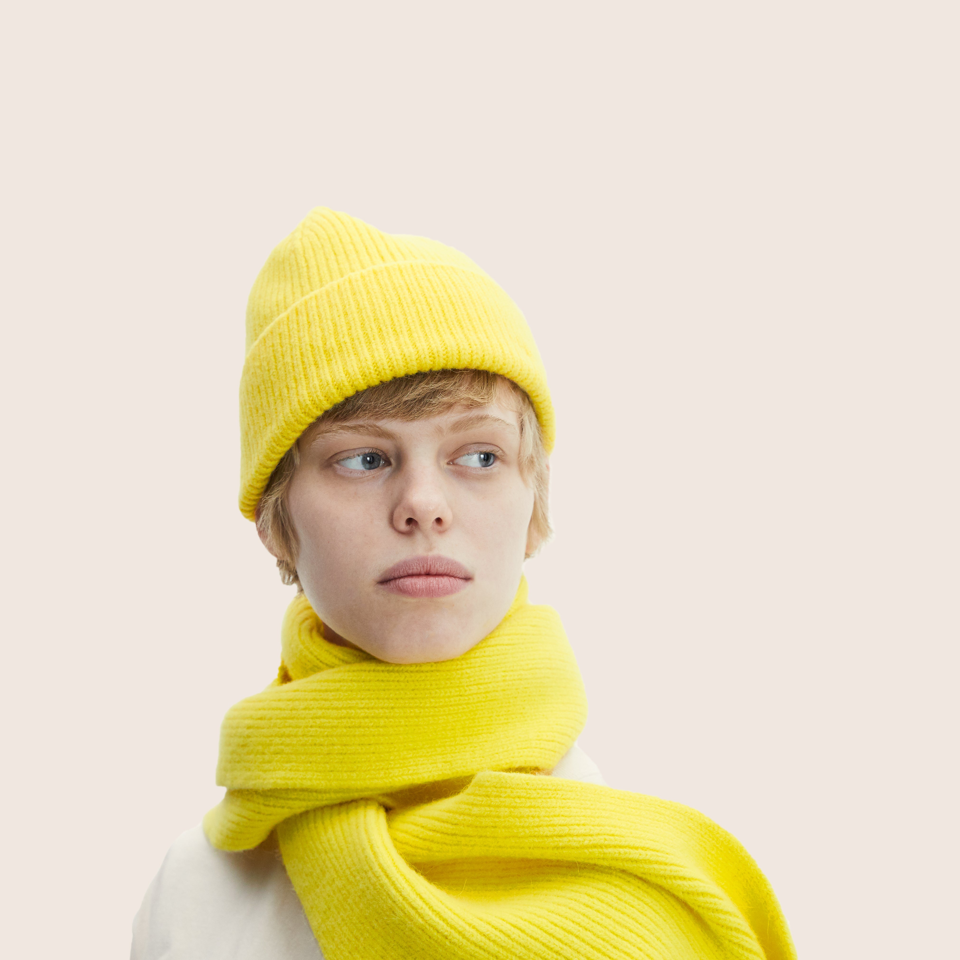 Bonnet Beanie Acid Yellow