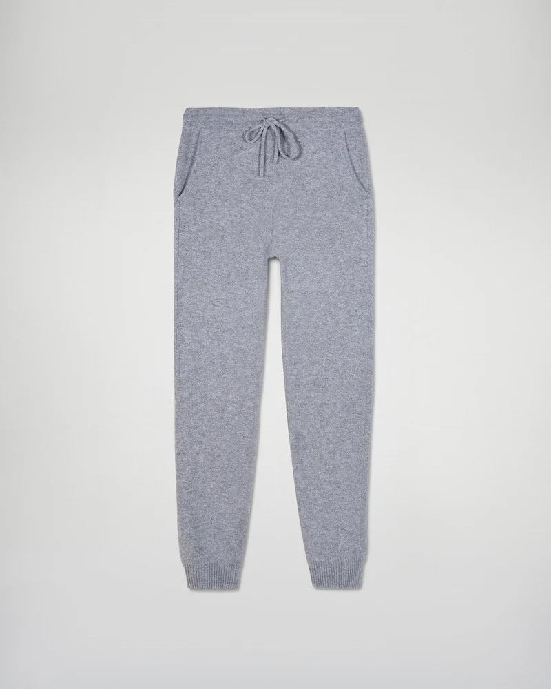 Jogging Droit Gris Chiné Foncé